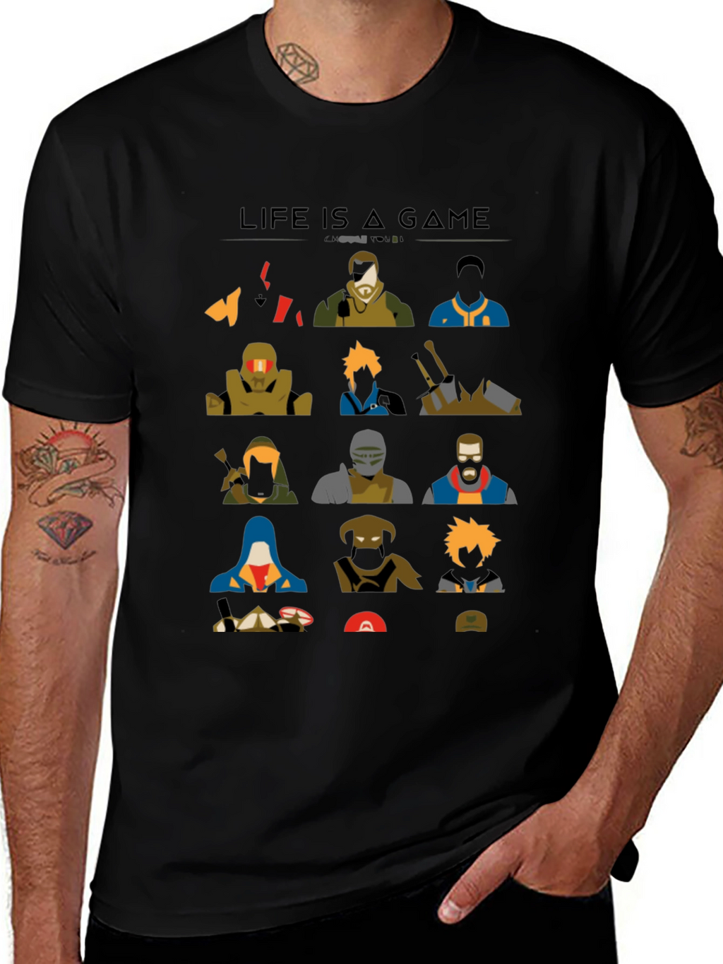 Life is a Game Graphic T-Shirt