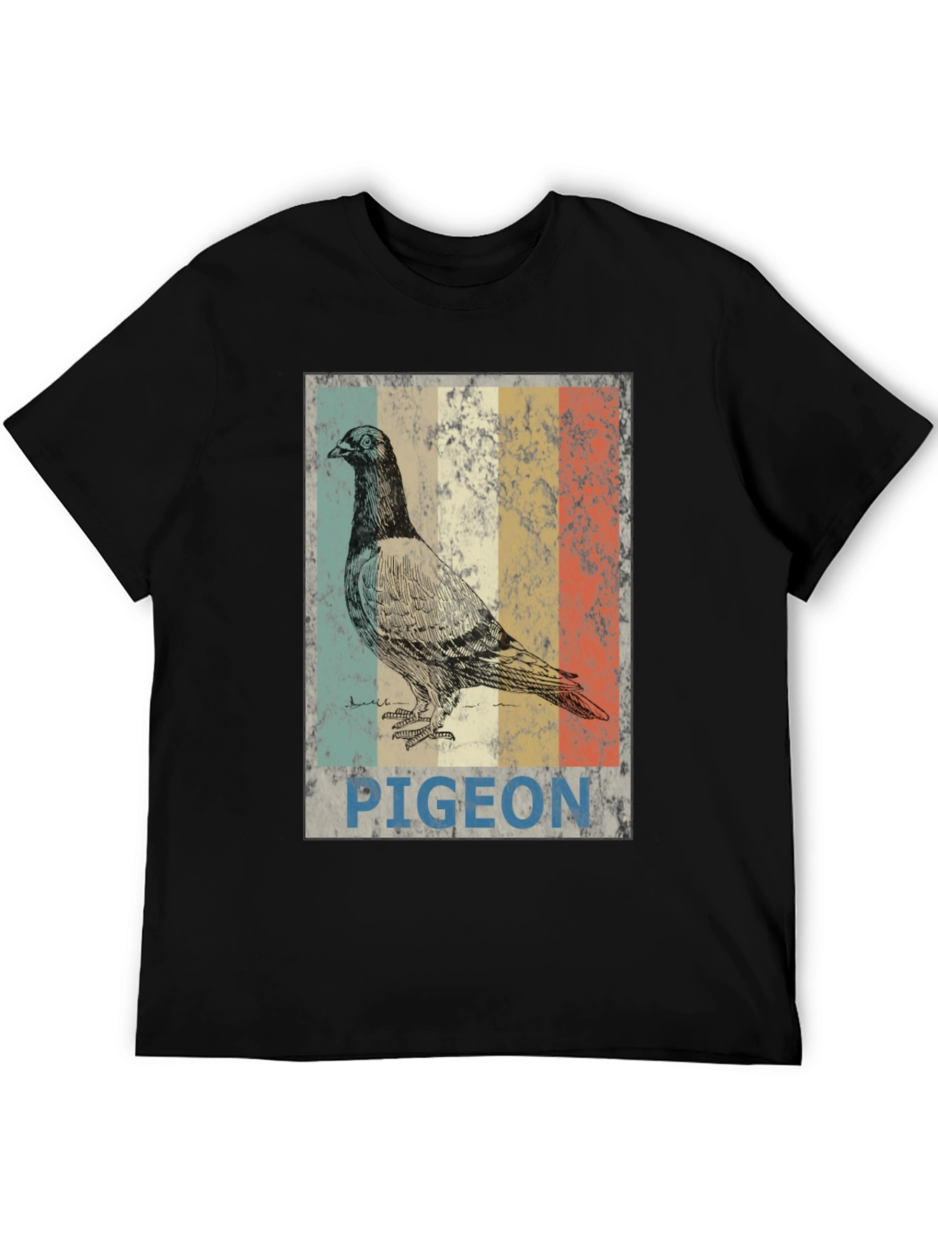 Vintage Pigeon Graphic T-Shirt - Cool Bird Design