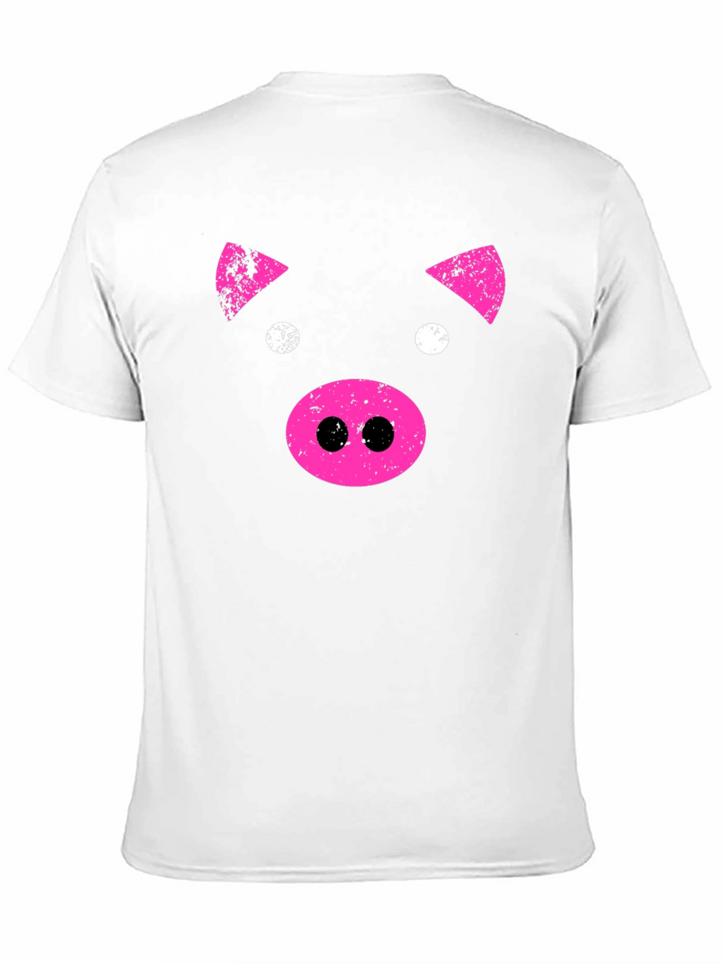 Pink Pig Graphic Tee - Black Casual T-Shirt