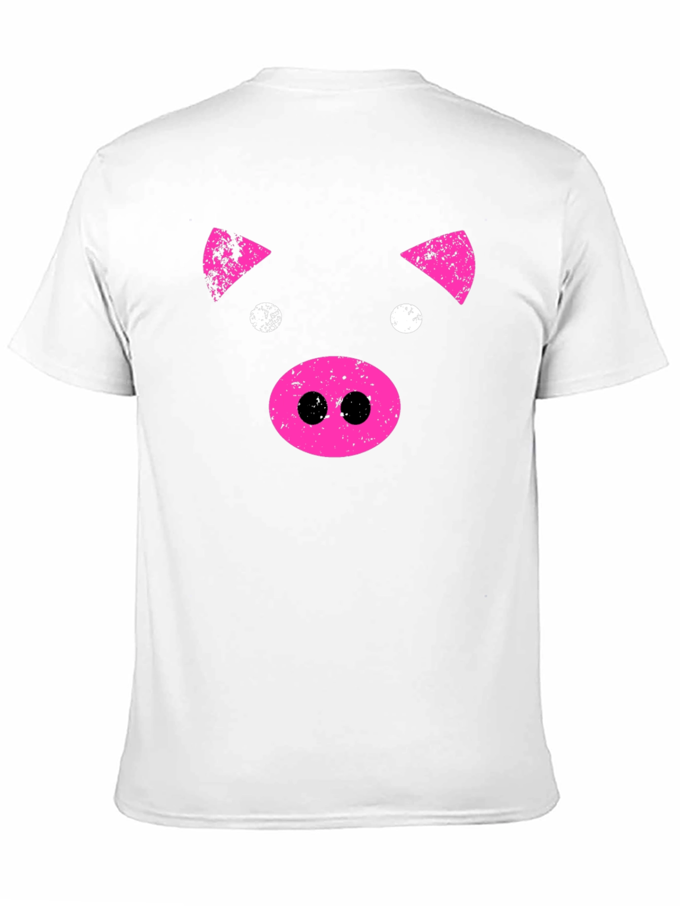 Pink Pig Graphic Tee - Black Casual T-Shirt