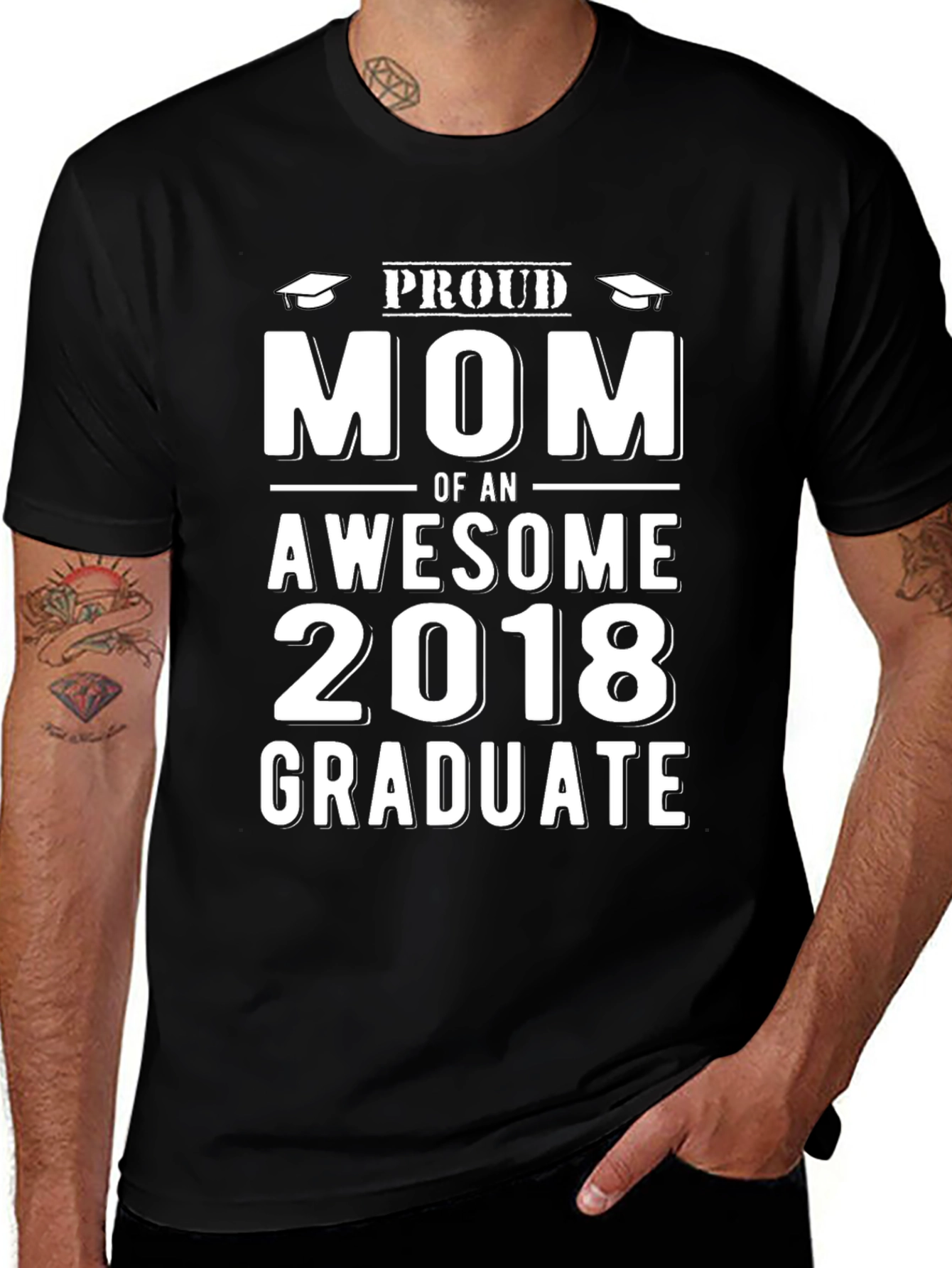 Proud Mom of an Awesome 2018 Graduate T-Shirt