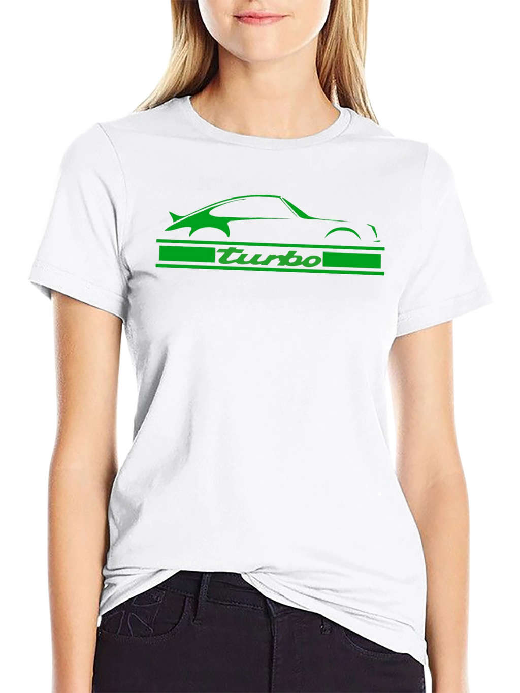 Porsche Turbo Graphic T-Shirt - Black