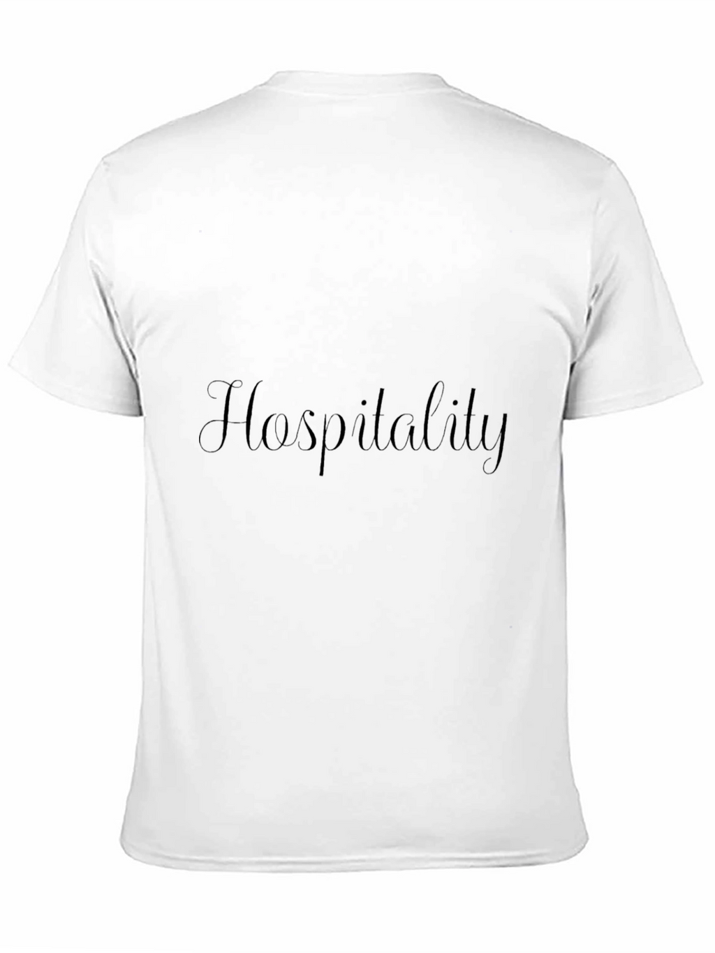 Mens Black Hospitality T-Shirt