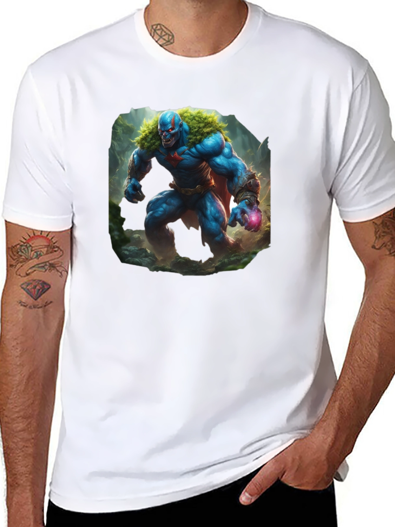 Monster Warrior Graphic T-Shirt