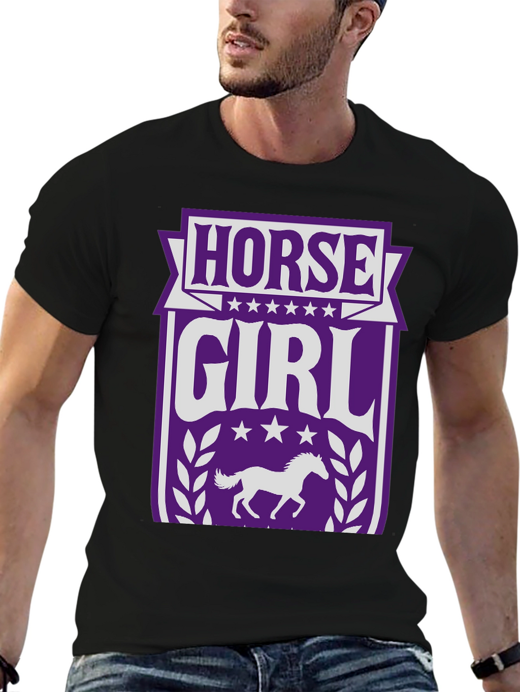 Horse Girl Graphic Tee - Equestrian T-Shirt