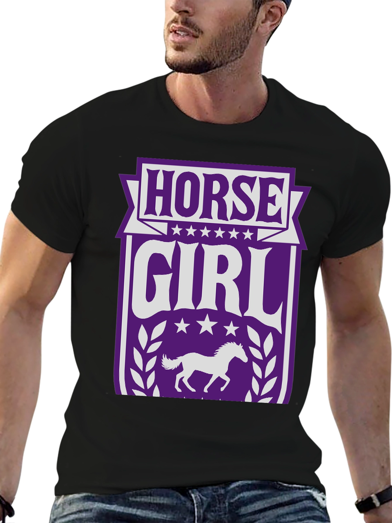 Horse Girl Graphic Tee - Equestrian T-Shirt