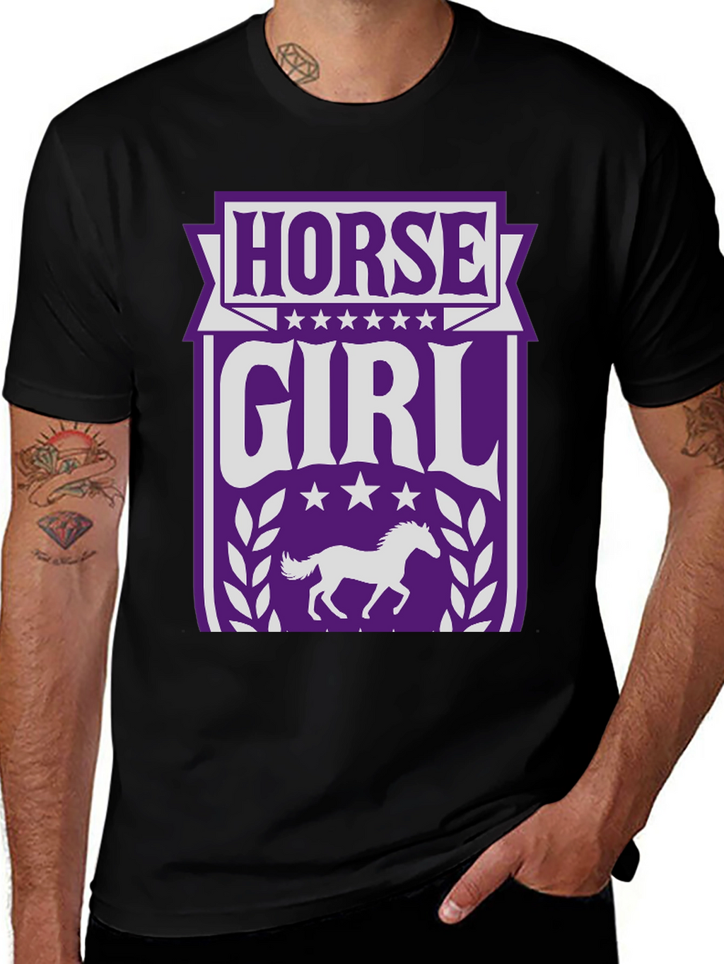 Horse Girl Graphic Tee - Equestrian T-Shirt