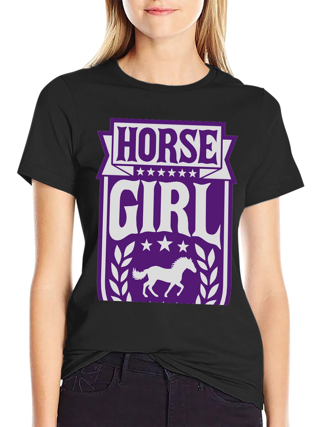 Horse Girl Graphic Tee - Equestrian T-Shirt