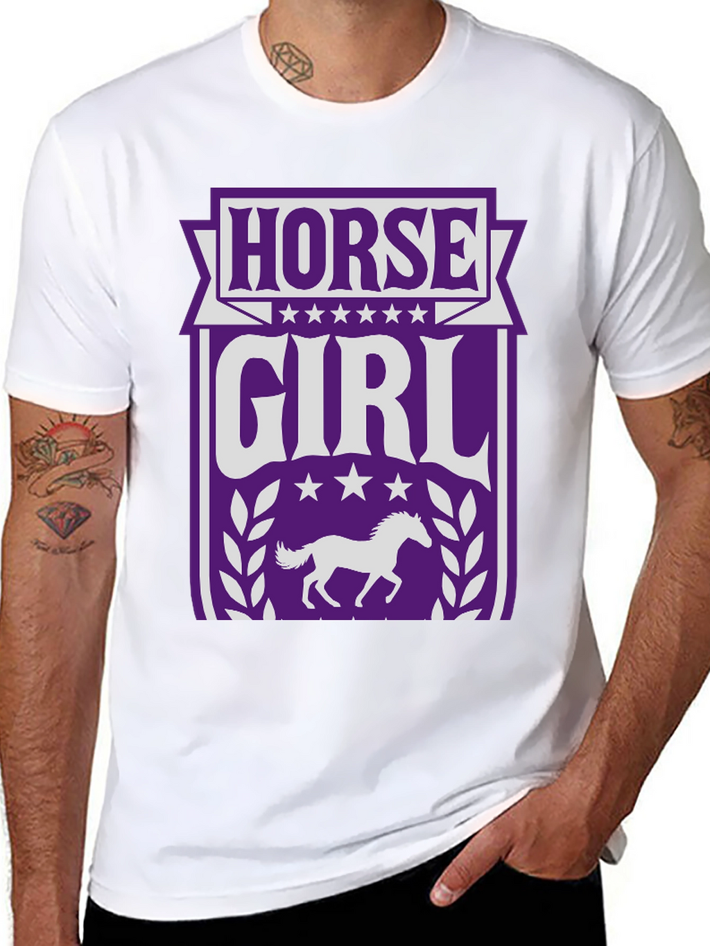 Horse Girl Graphic Tee - Equestrian T-Shirt