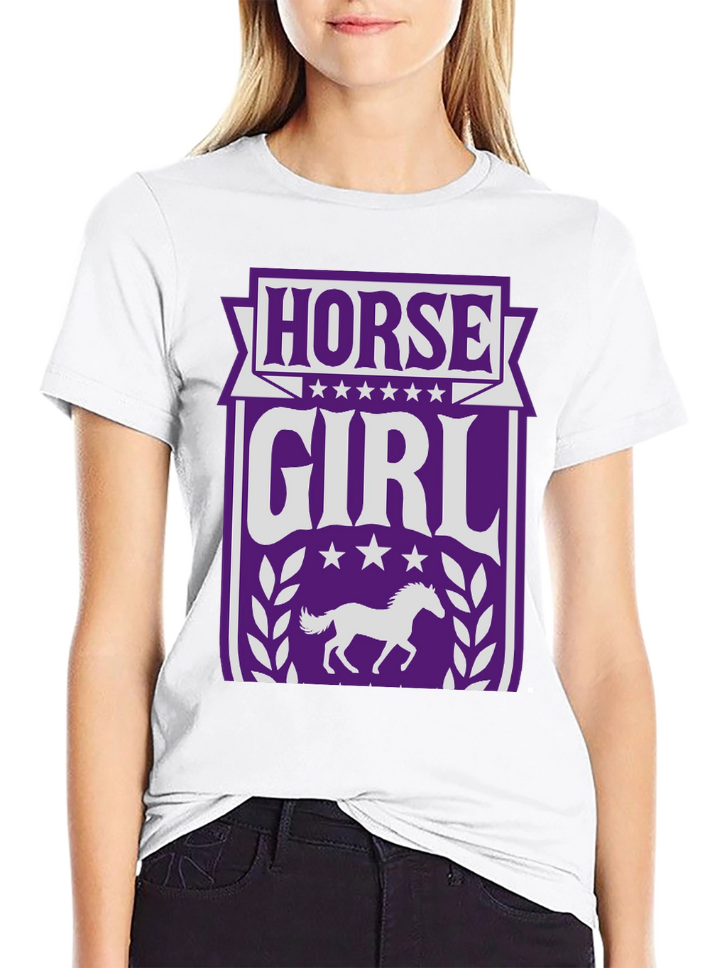Horse Girl Graphic Tee - Equestrian T-Shirt