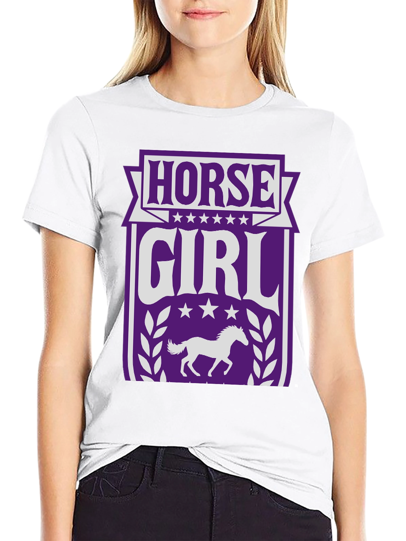 Horse Girl Graphic Tee - Equestrian T-Shirt