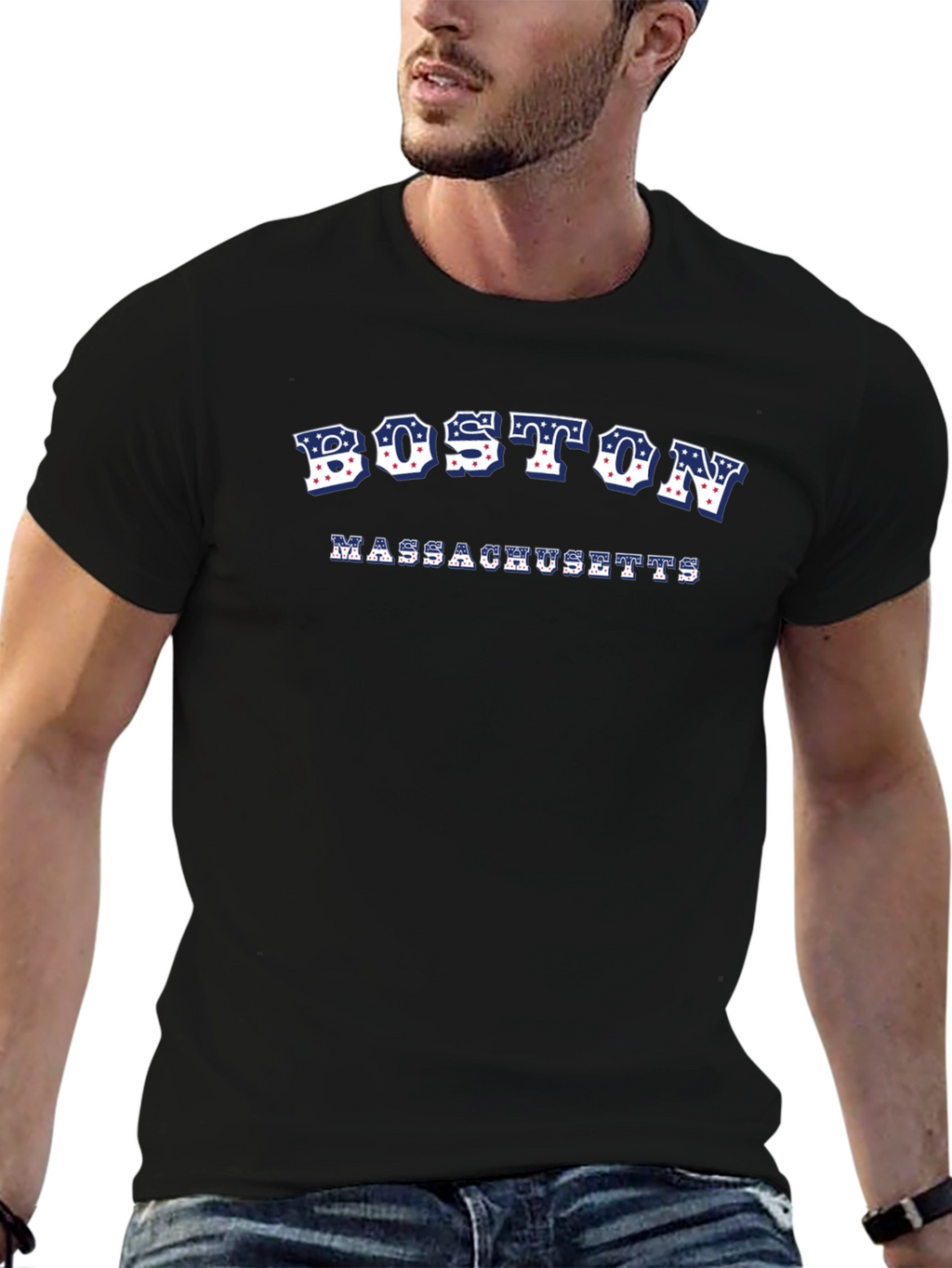Boston Massachusetts Graphic T-Shirt