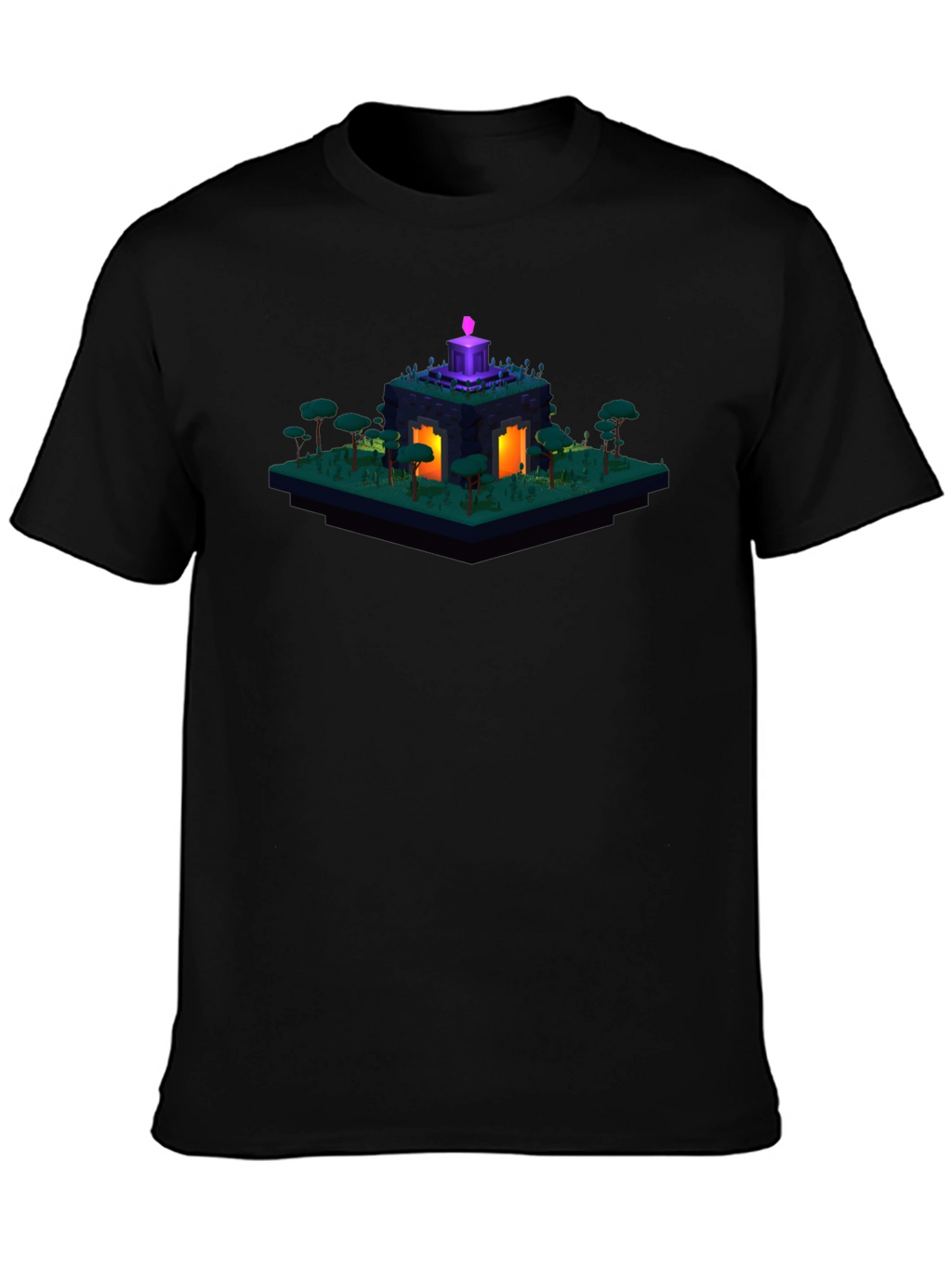 Isometric Game Portal Graphic T-Shirt