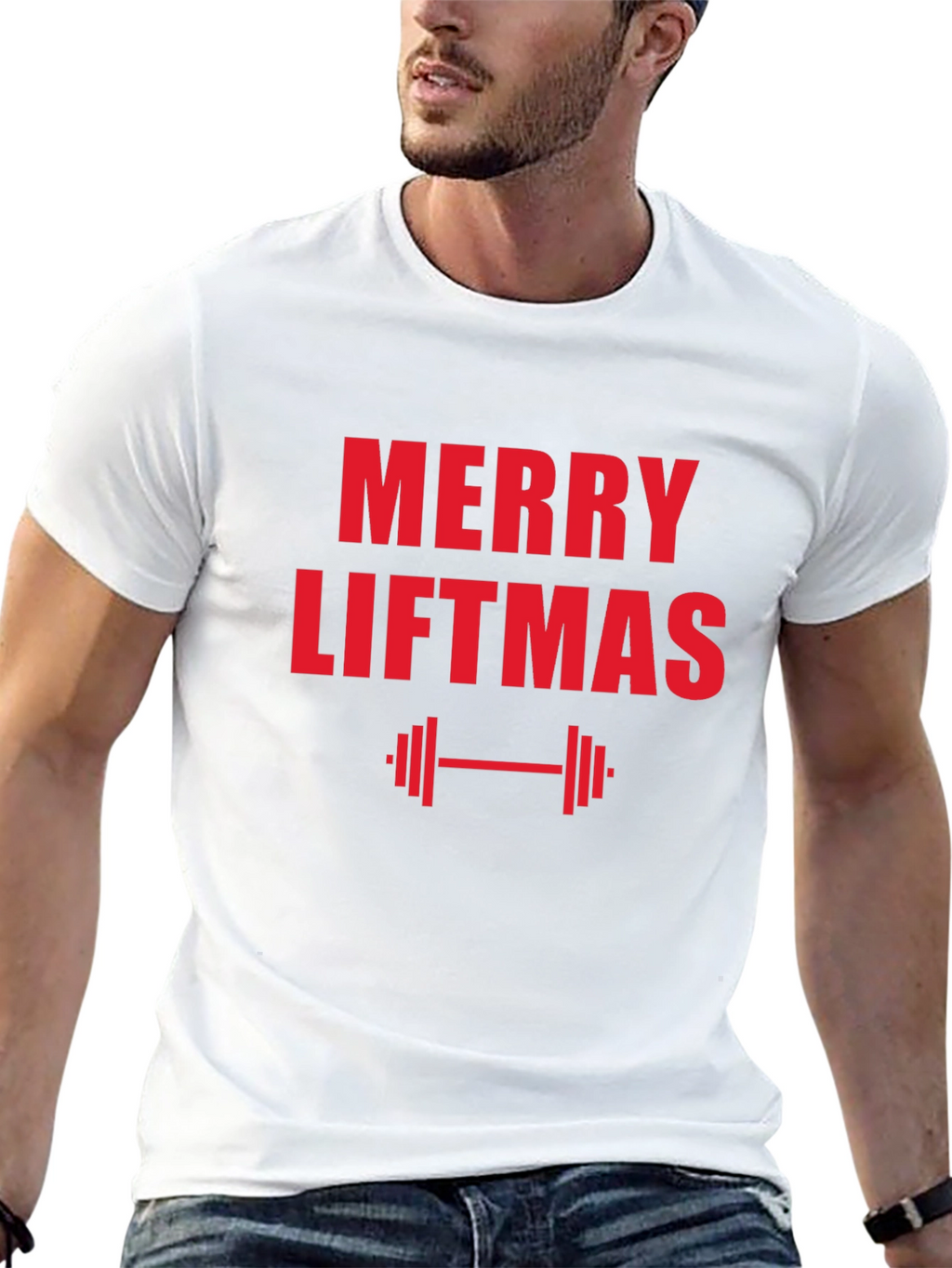 Merry Liftmas Black T-Shirt