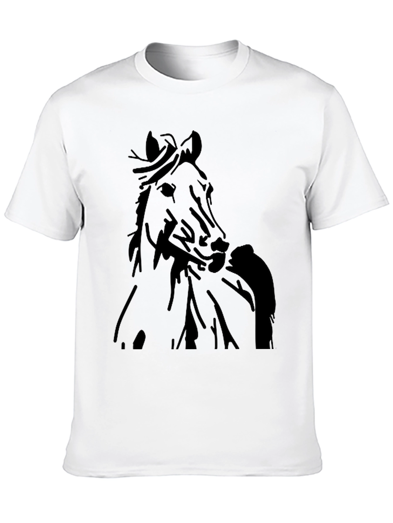 Horse Graphic Black T-Shirt