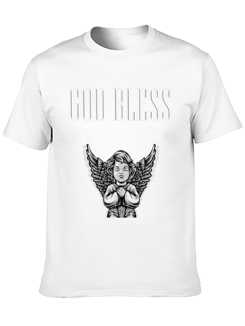 God Bless Angel Graphic T-Shirt - Unisex
