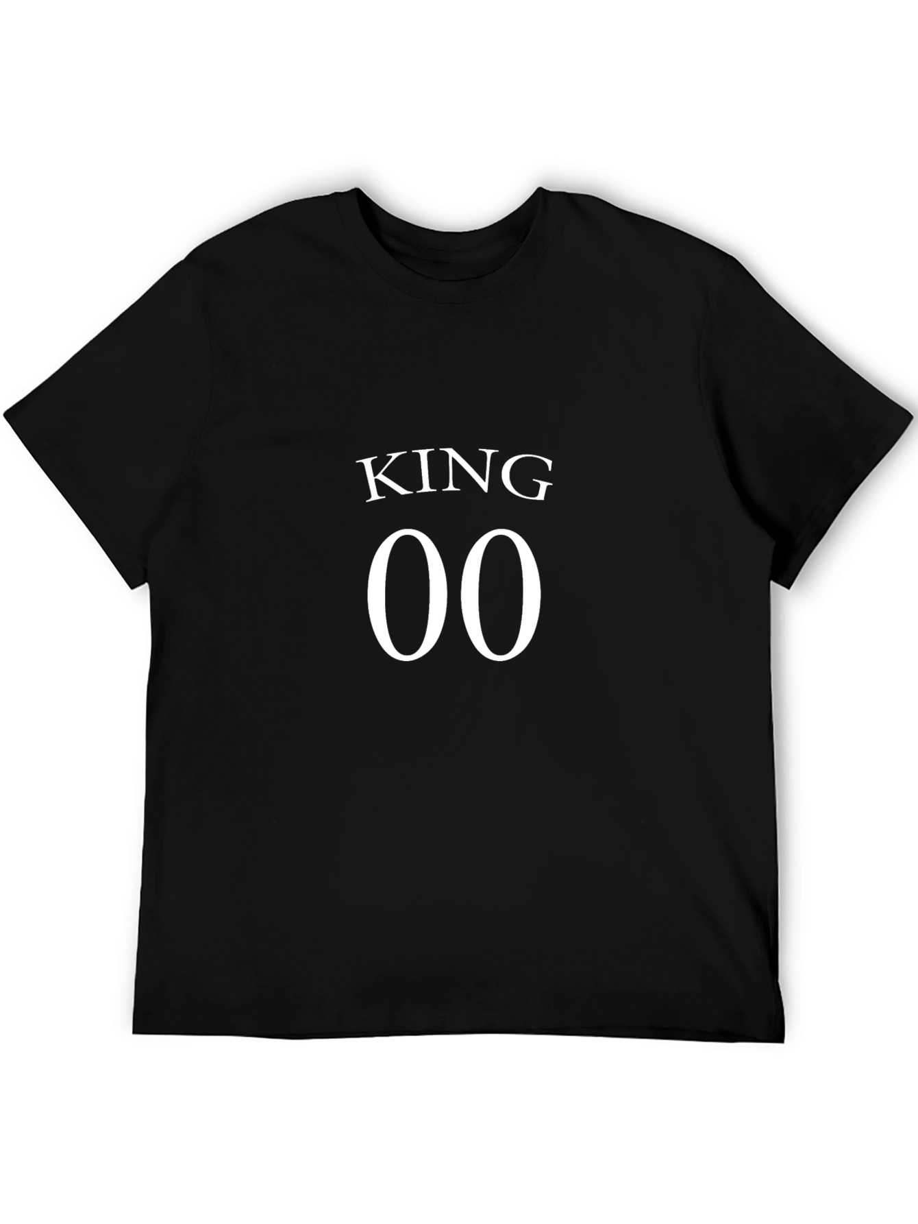King 00 Graphic Tee - Bold Black T-Shirt