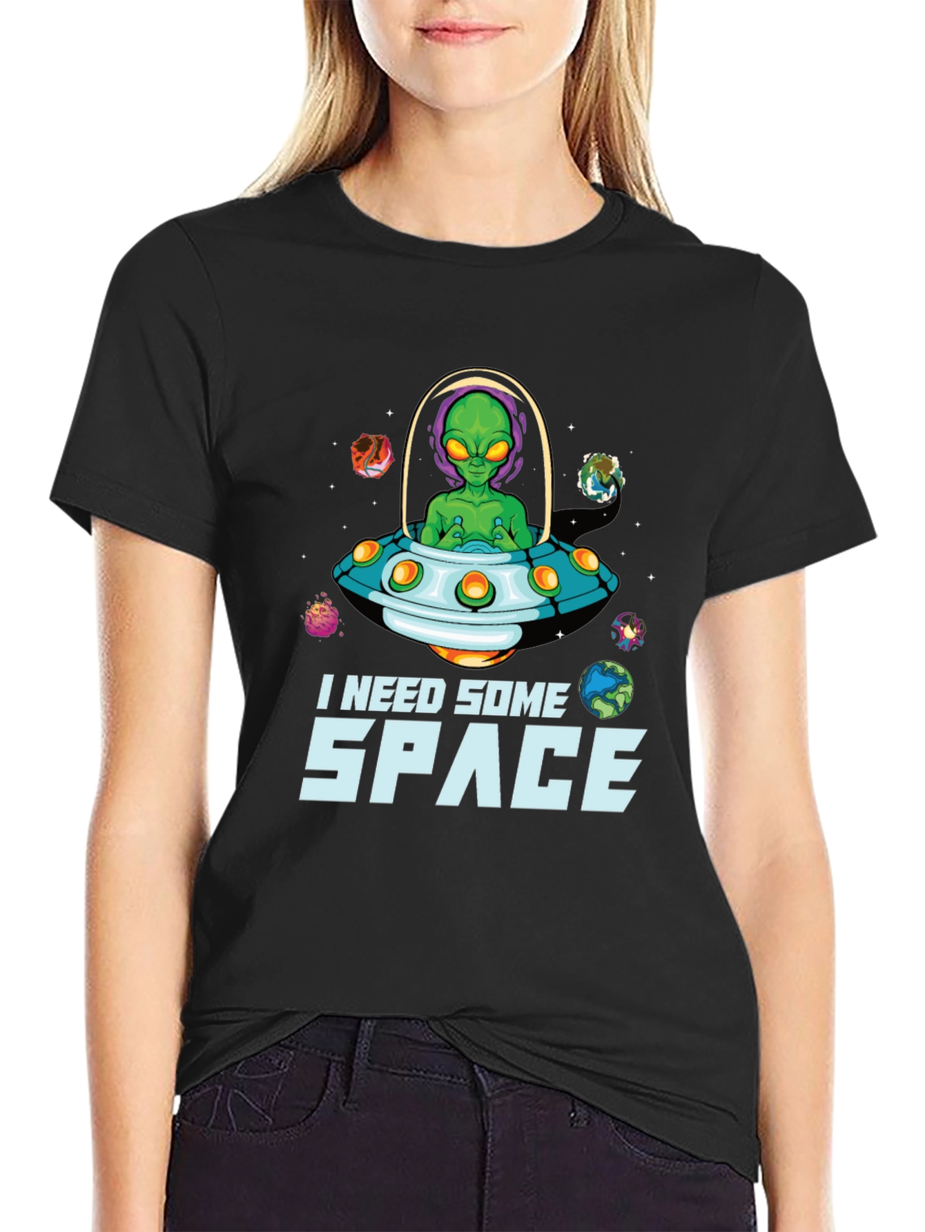 I Need Some Space Alien UFO T-Shirt