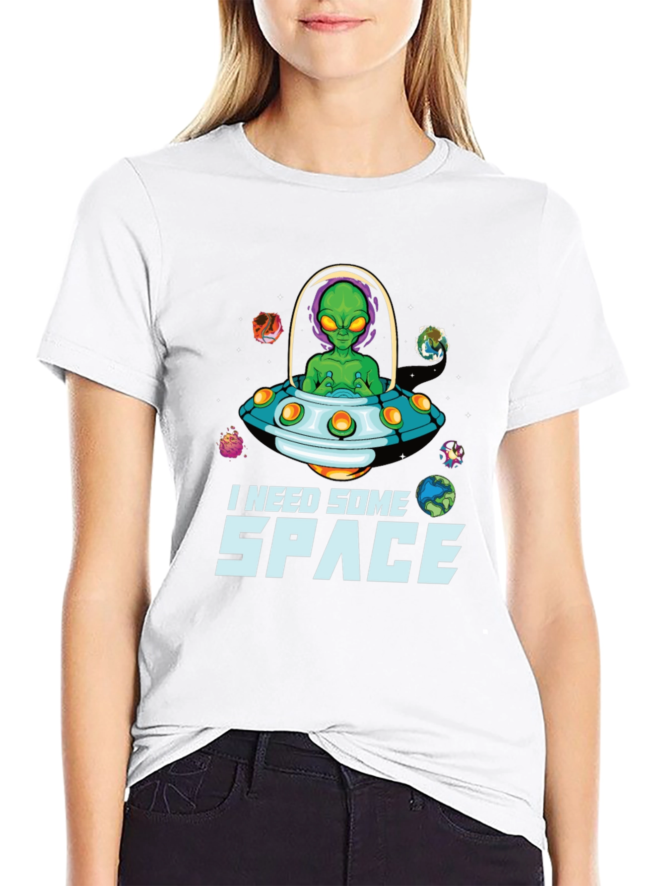 I Need Some Space Alien UFO T-Shirt