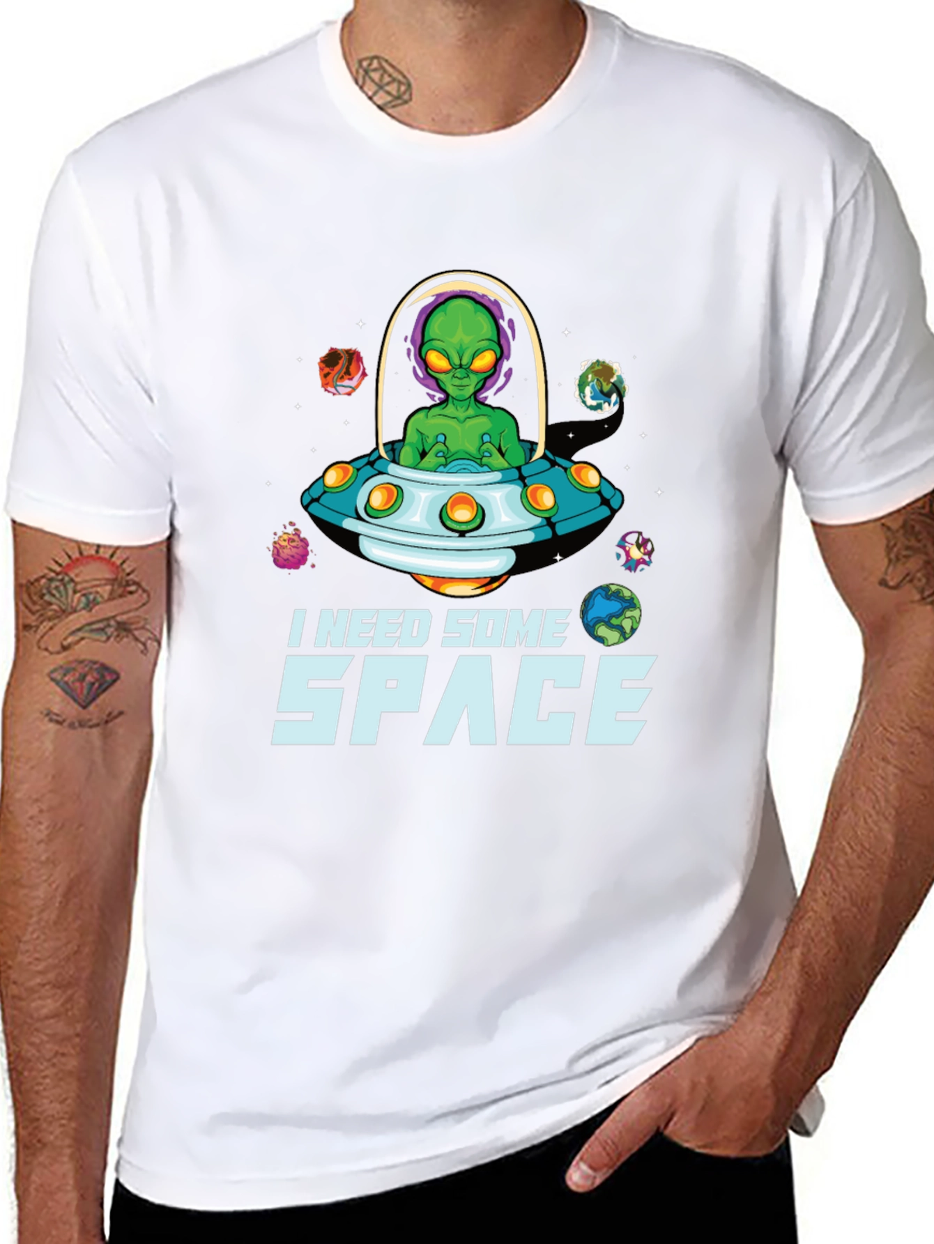 I Need Some Space Alien UFO T-Shirt