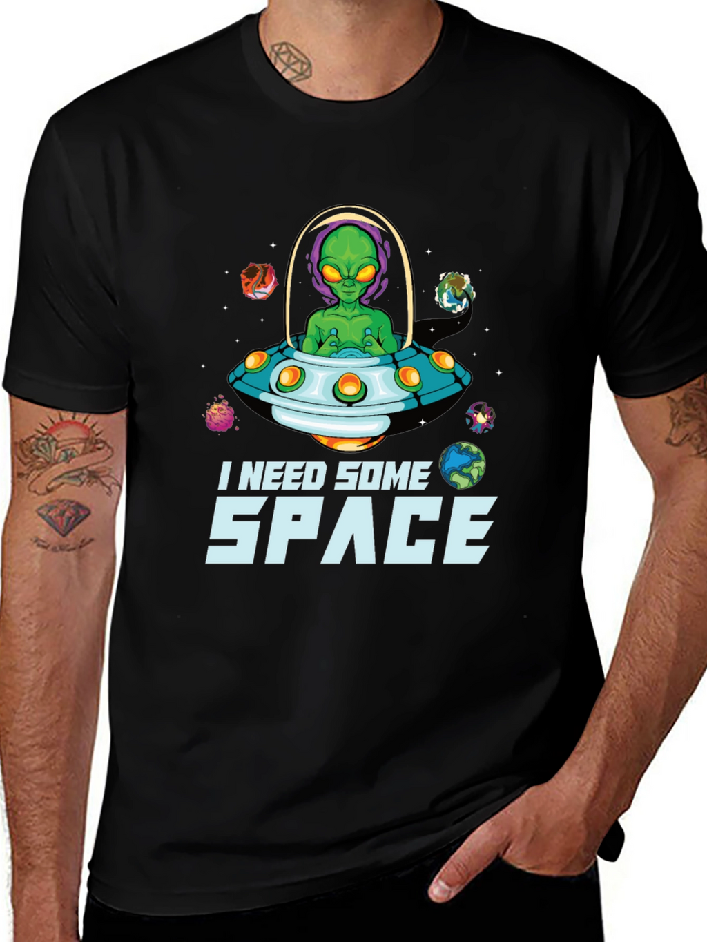 I Need Some Space Alien UFO T-Shirt