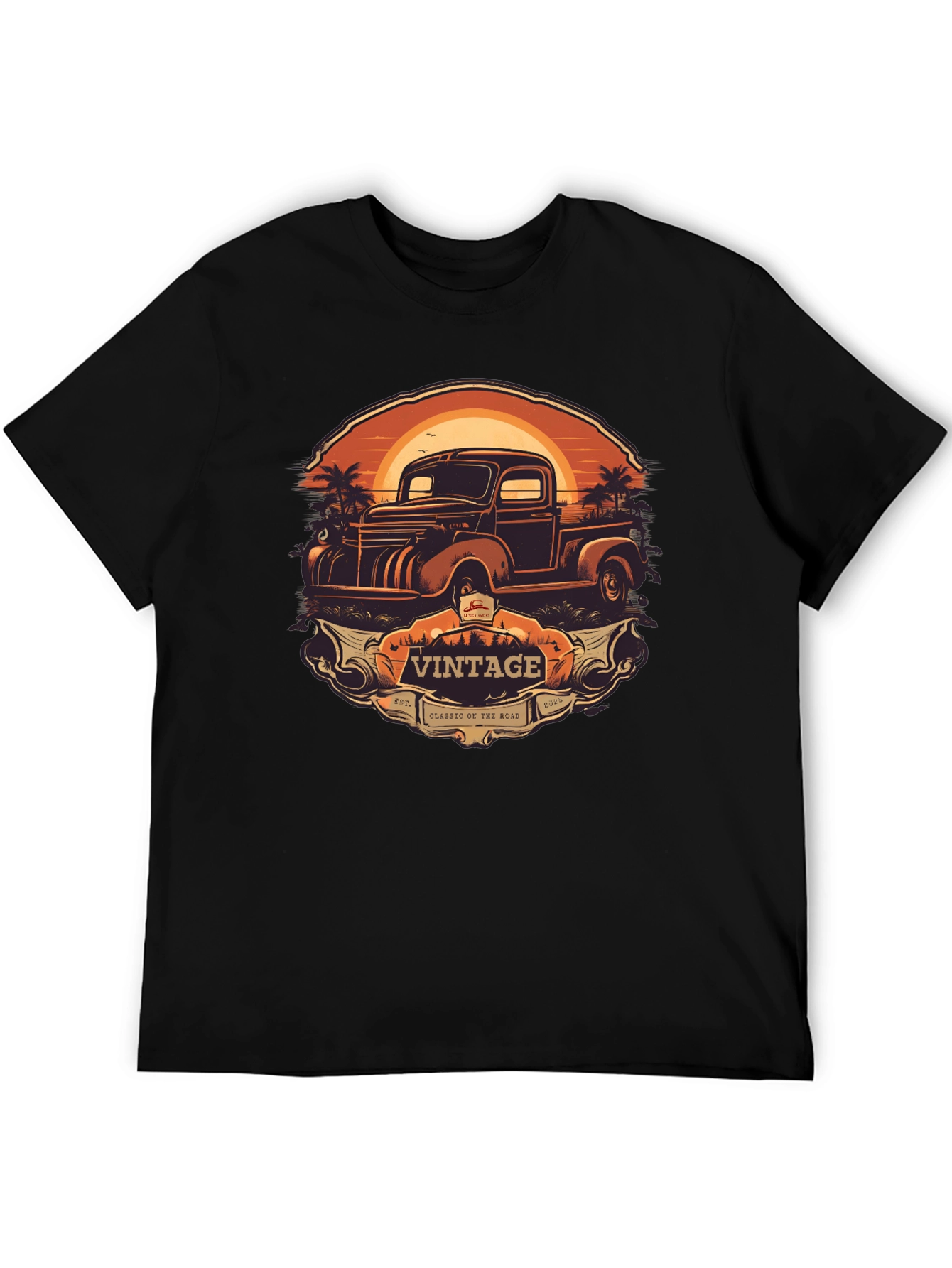 Vintage Truck Graphic Tee - Classic Road Trip Style