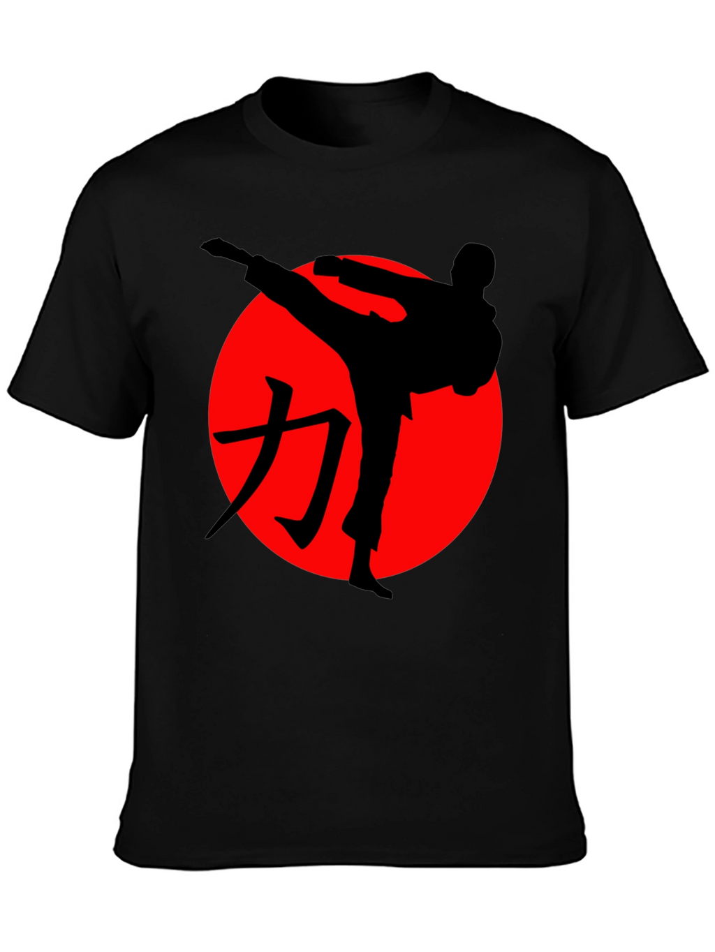 Martial Arts Silhouette Graphic Tee