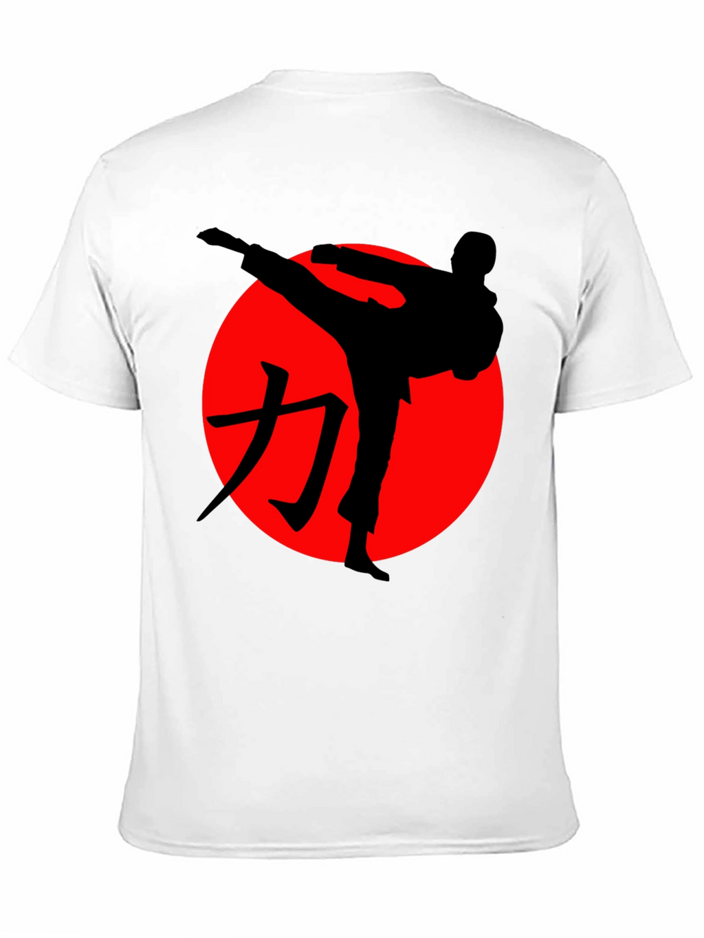 Martial Arts Silhouette Graphic Tee