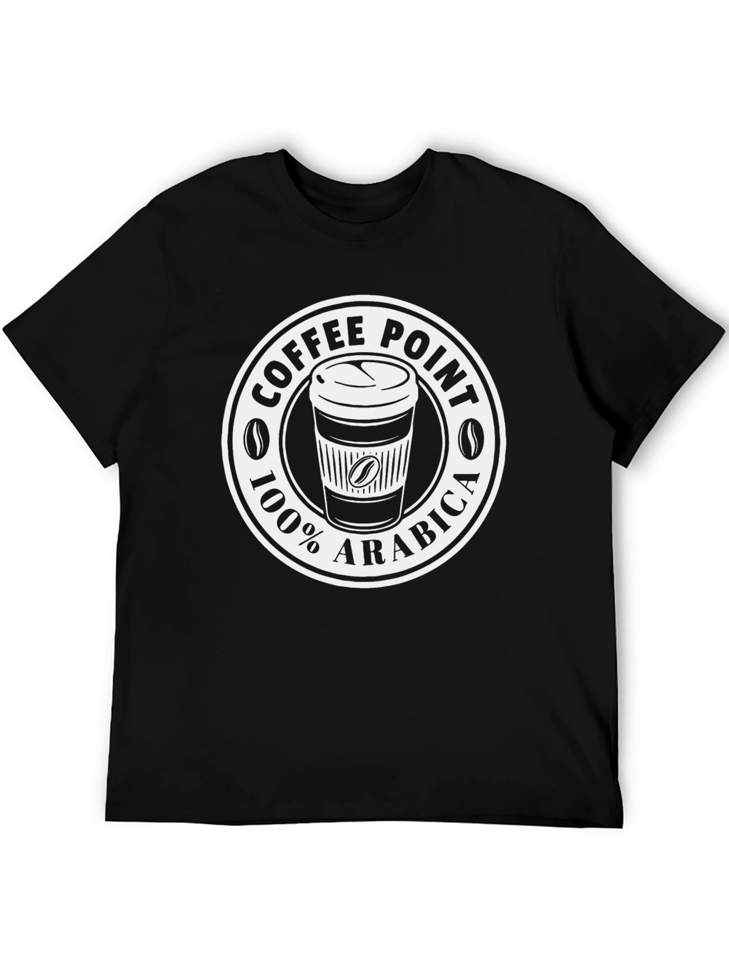 Coffee Point 100% Arabica Graphic T-Shirt