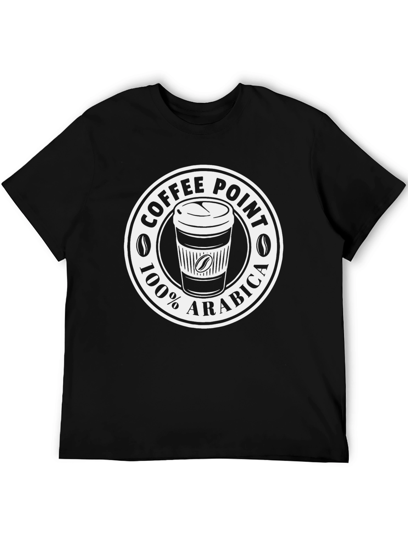 Coffee Point 100% Arabica Graphic T-Shirt