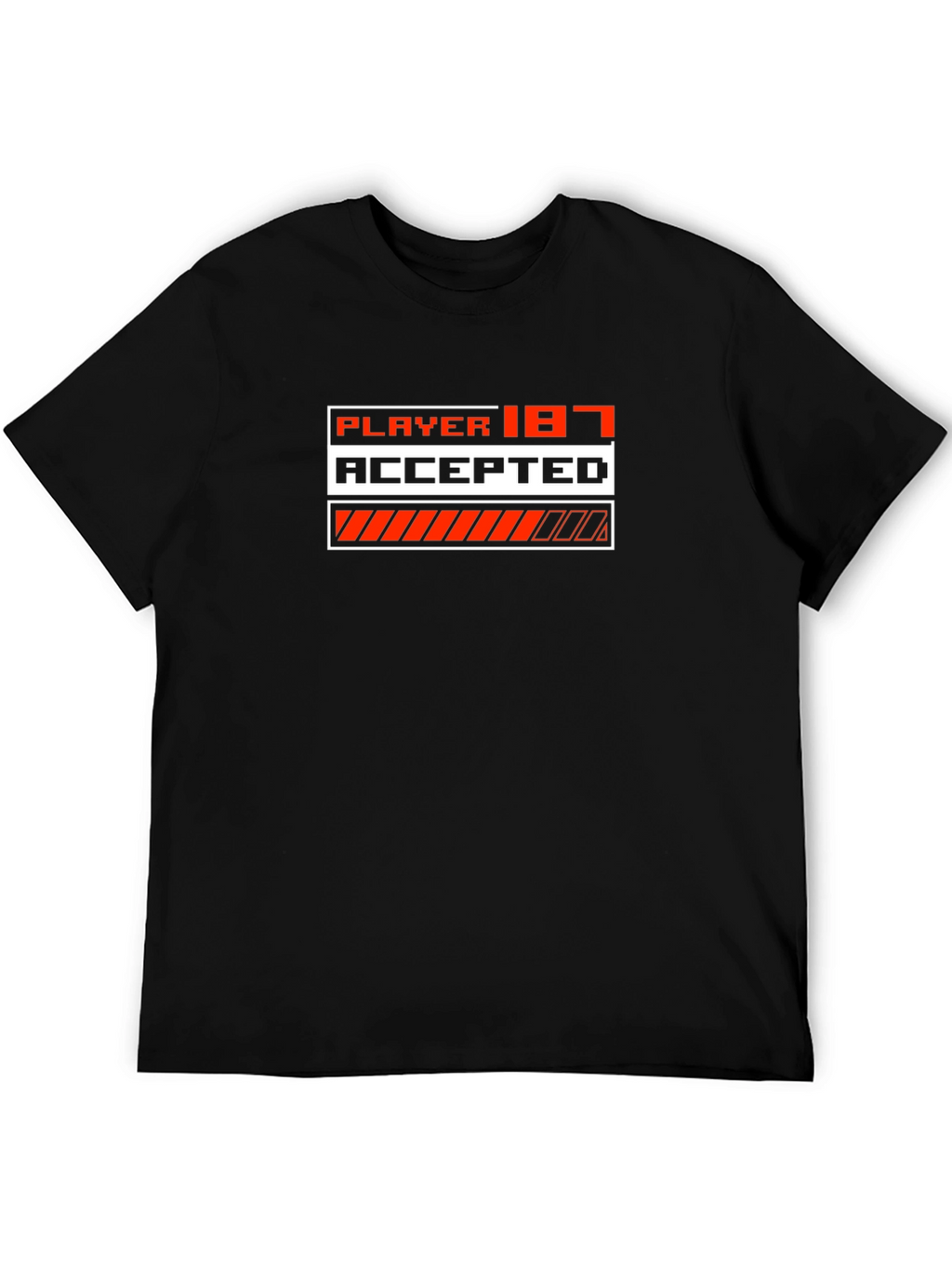 Player Accepted Black Graphic Tee