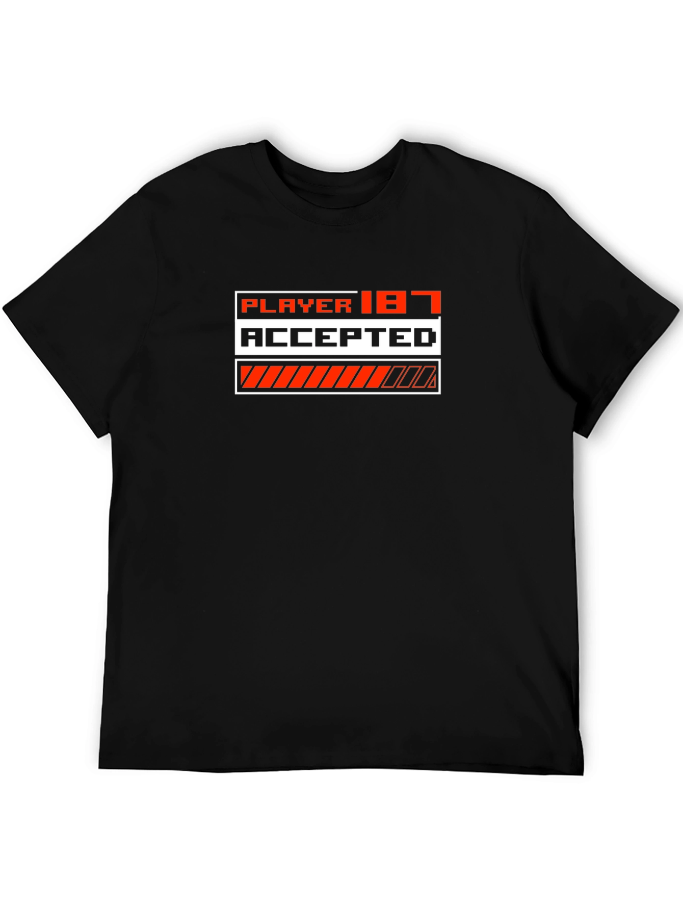 Player Accepted Black Graphic Tee
