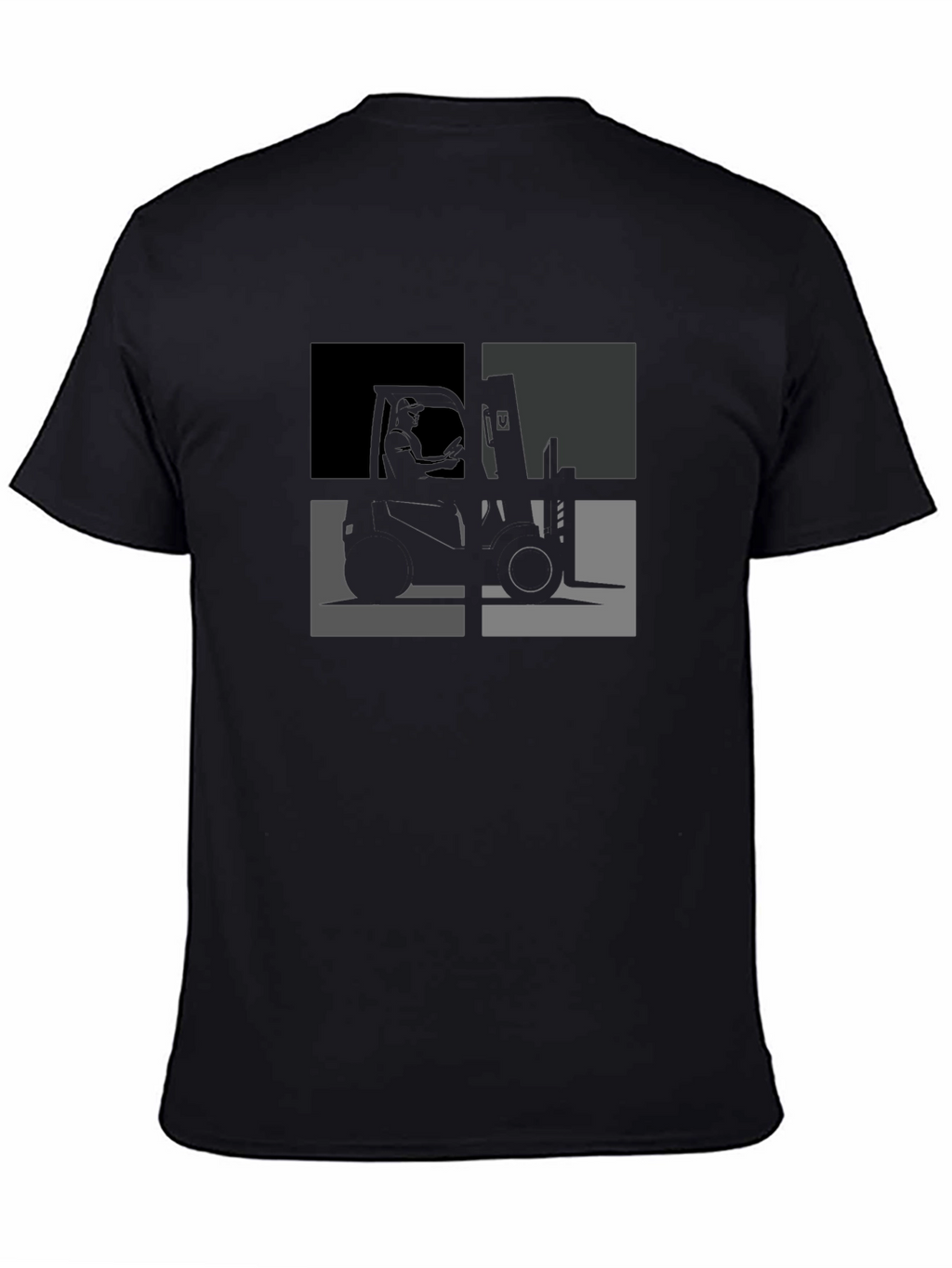 Forklift T-Shirt - Cool Geometric Design