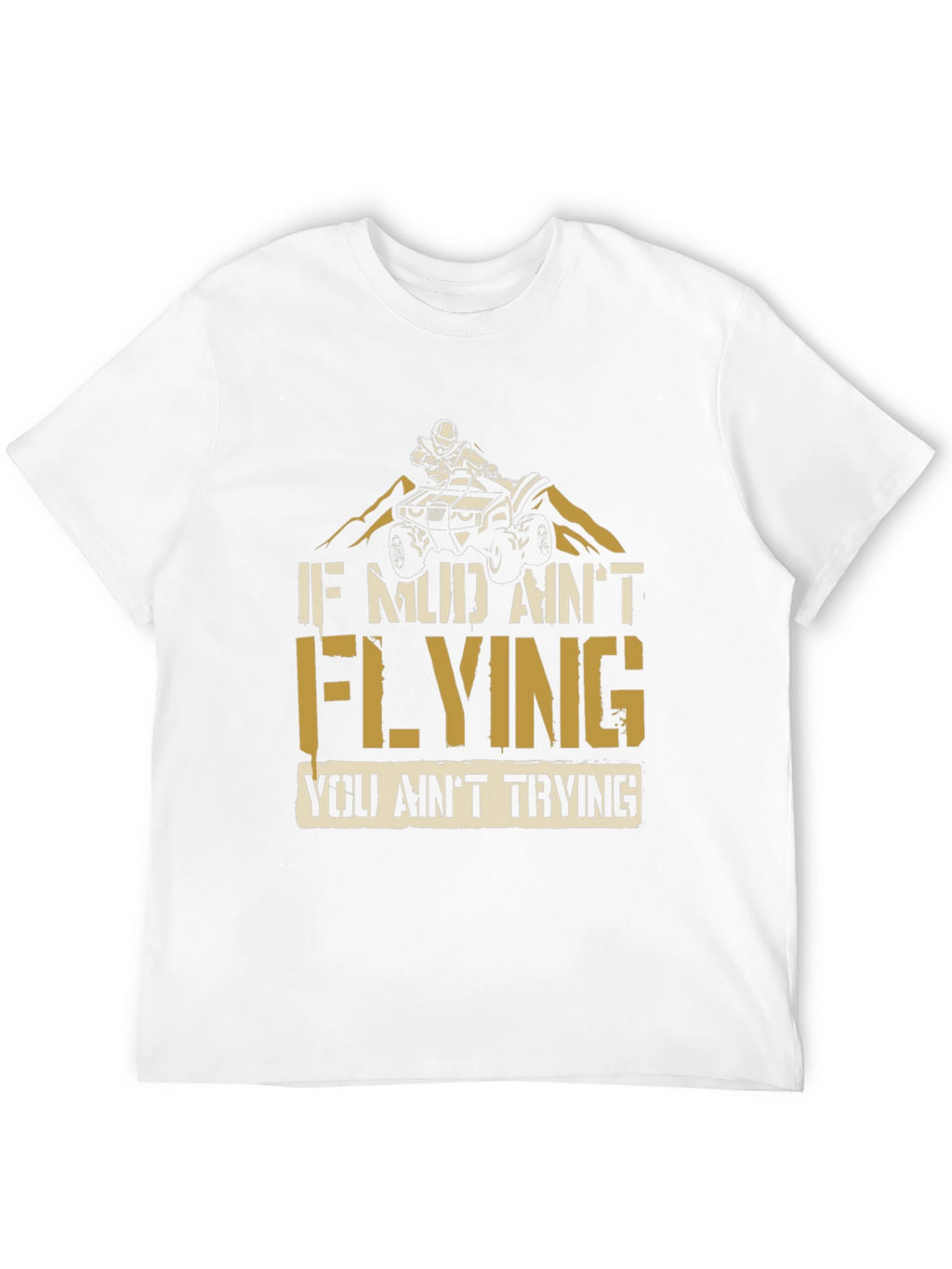 Mud Flying ATV Rider T-Shirt
