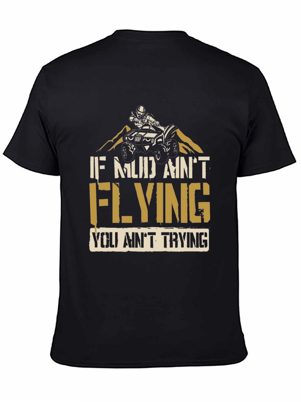 Mud Flying ATV Rider T-Shirt