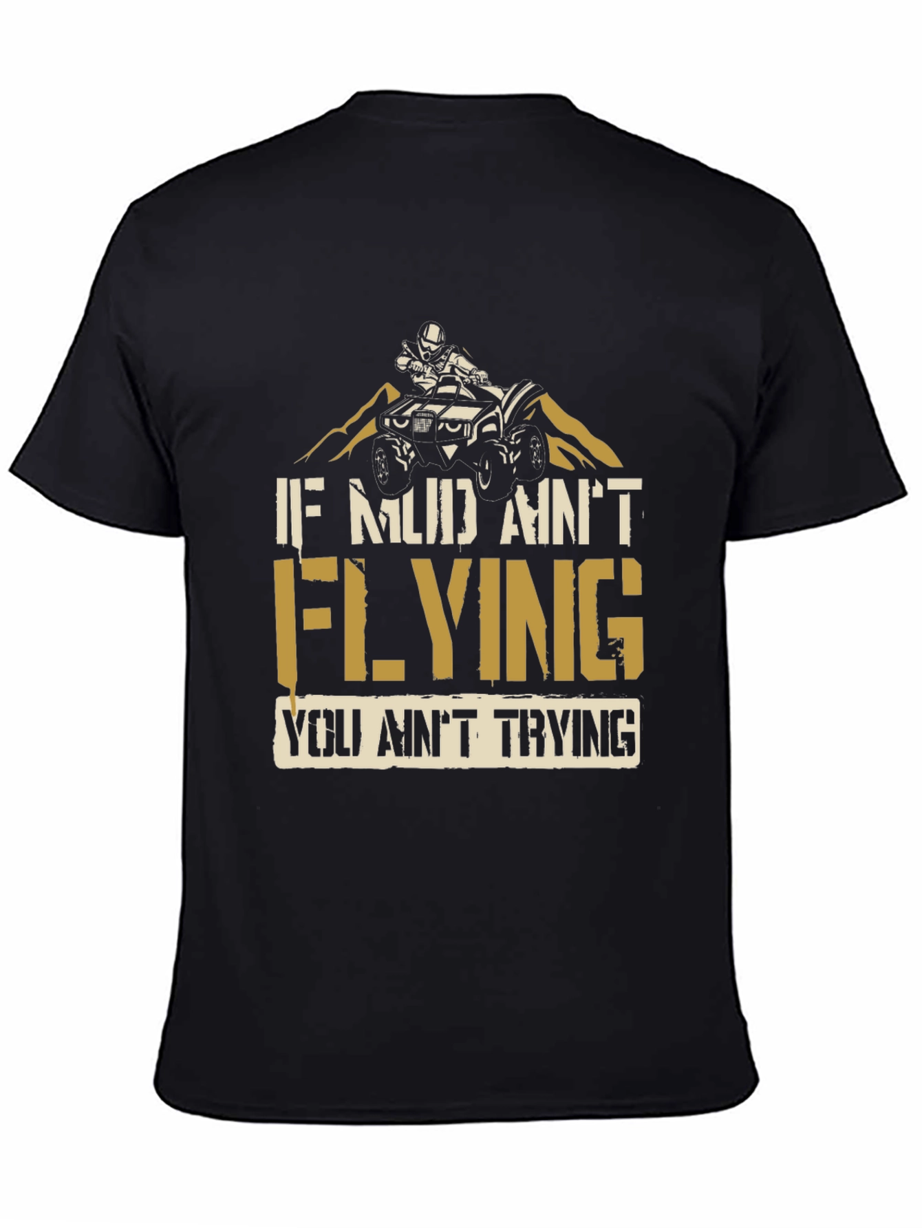 Mud Flying ATV Rider T-Shirt