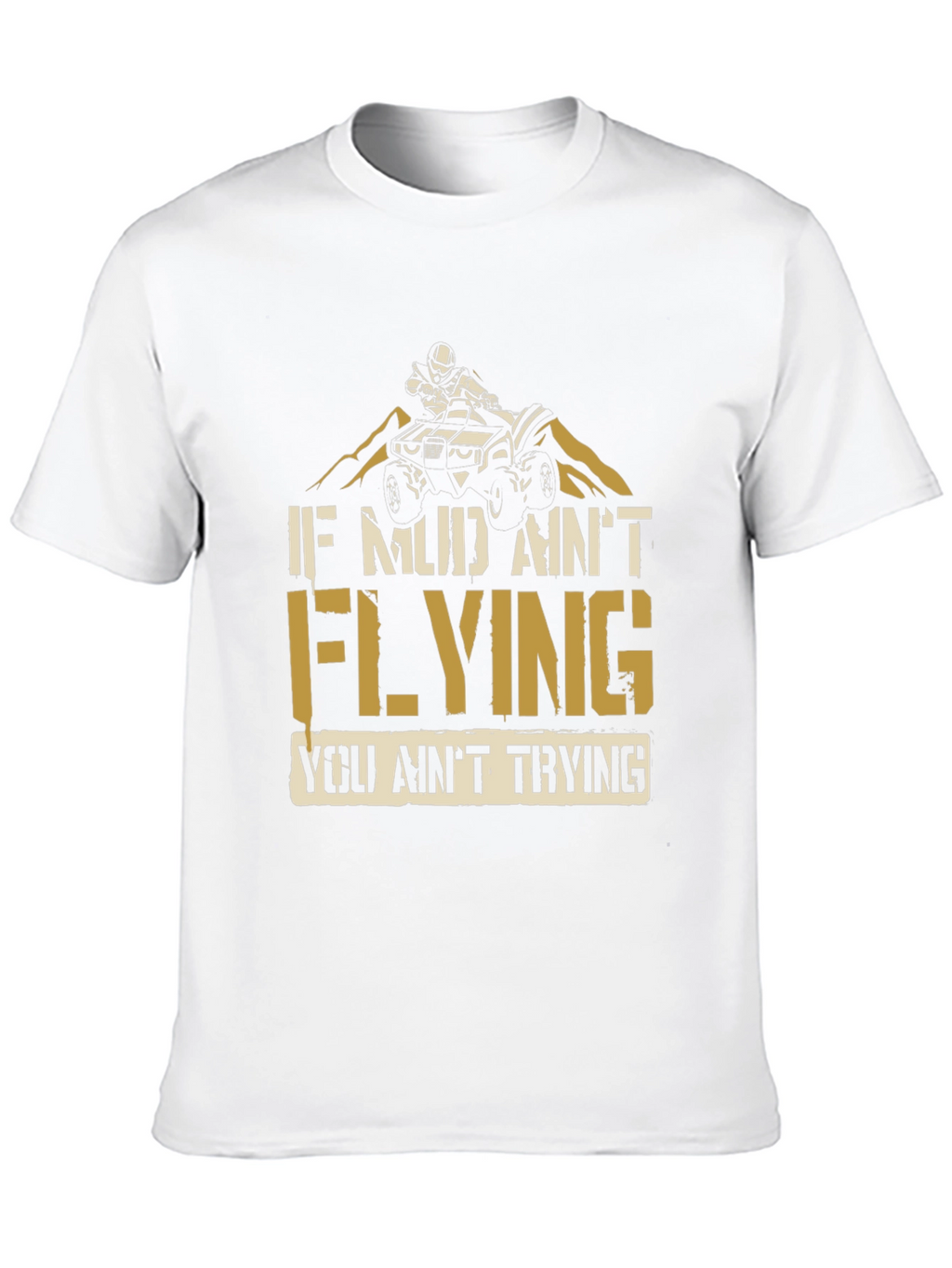 Mud Flying ATV Rider T-Shirt