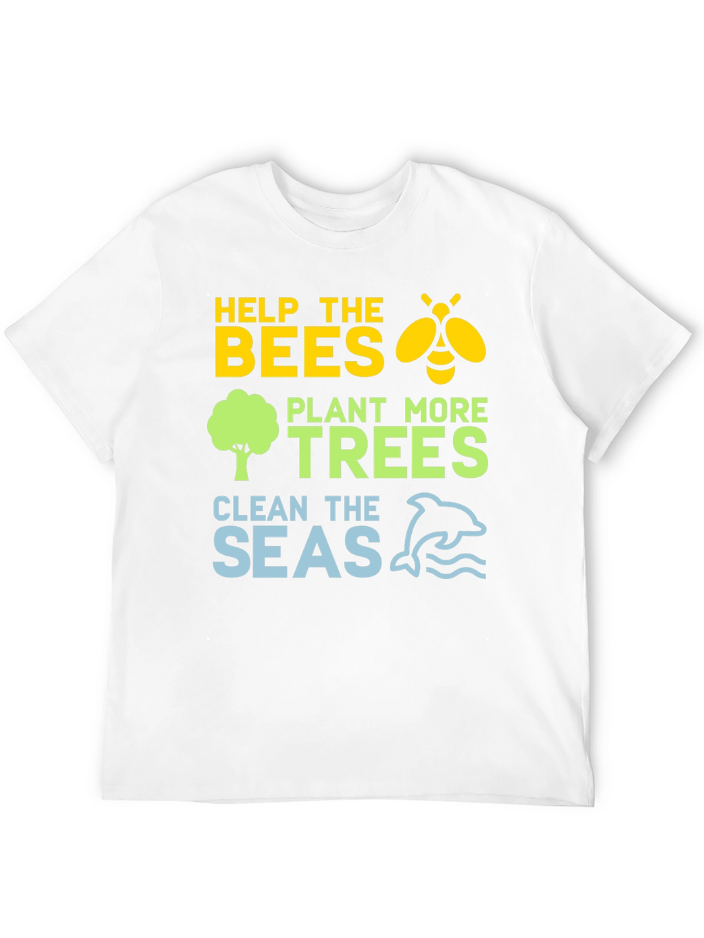 Eco-Friendly Help the Bees Graphic T-Shirt