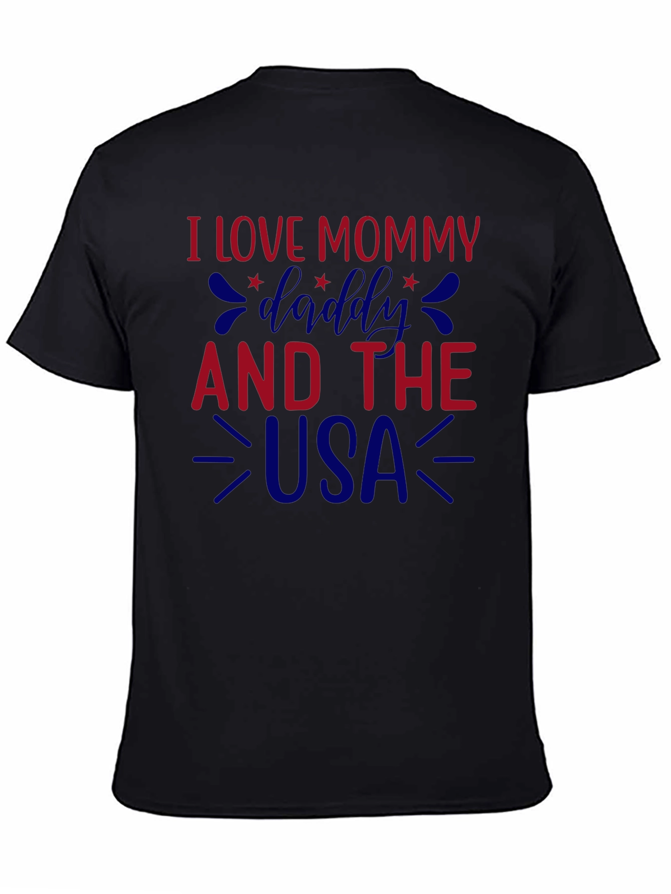 I Love Mommy Daddy and the USA Graphic Tee
