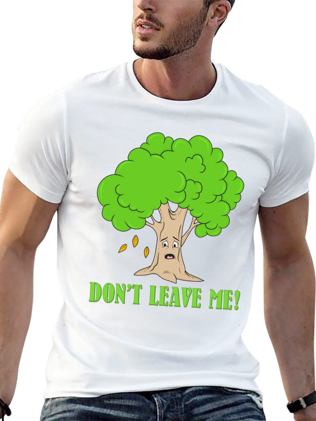 Dont Leave Me Tree Graphic T-Shirt