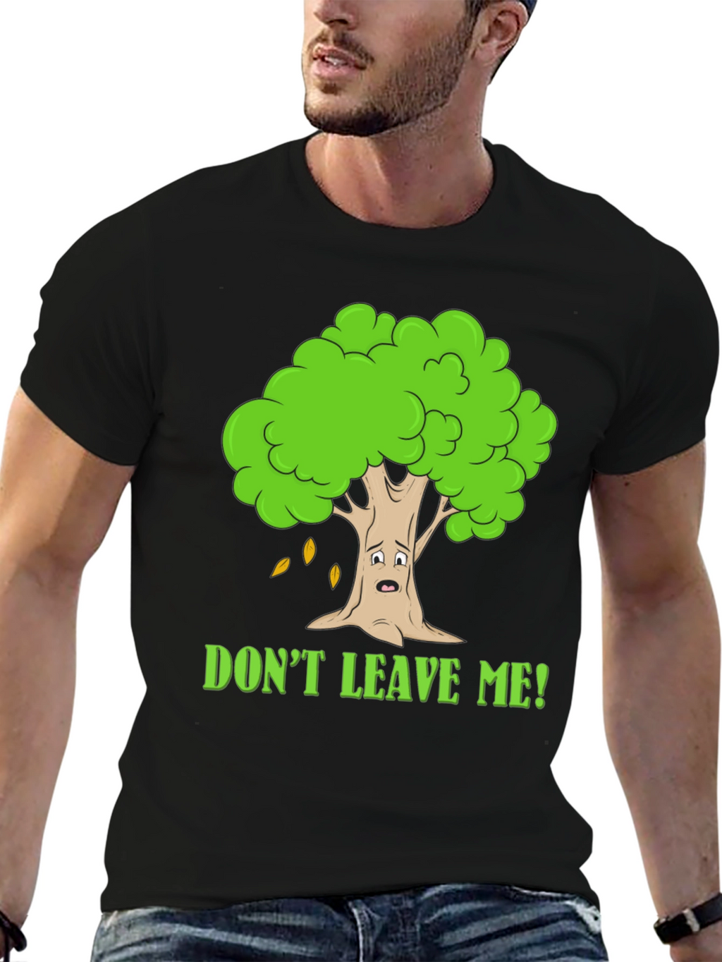 Dont Leave Me Tree Graphic T-Shirt
