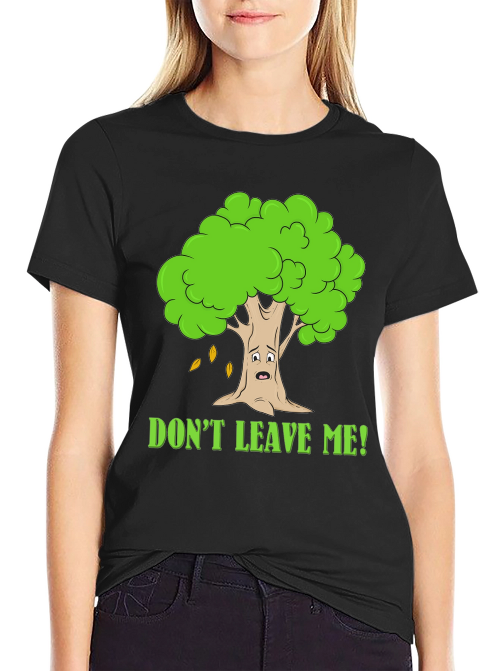 Dont Leave Me Tree Graphic T-Shirt