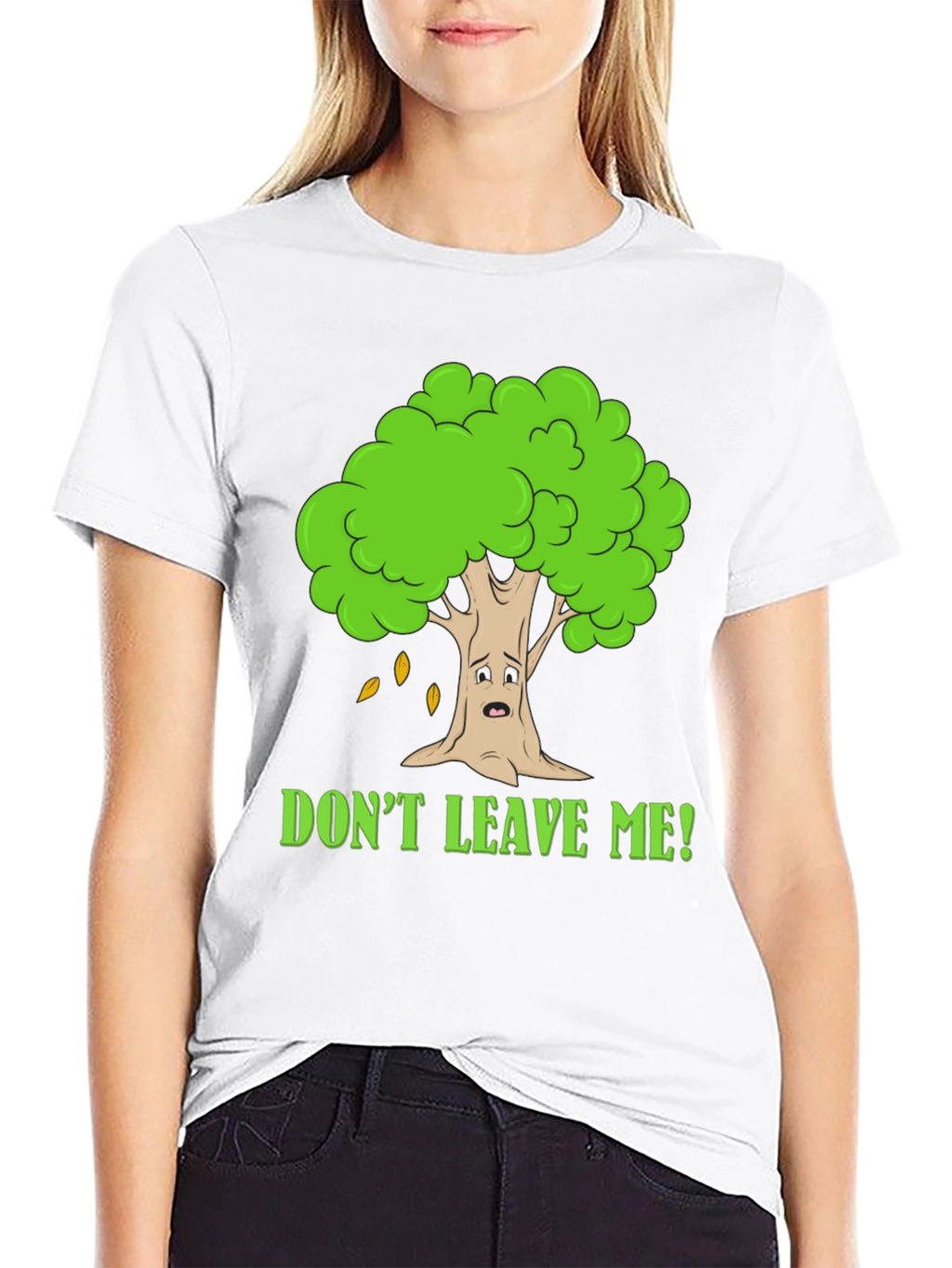 Dont Leave Me Tree Graphic T-Shirt