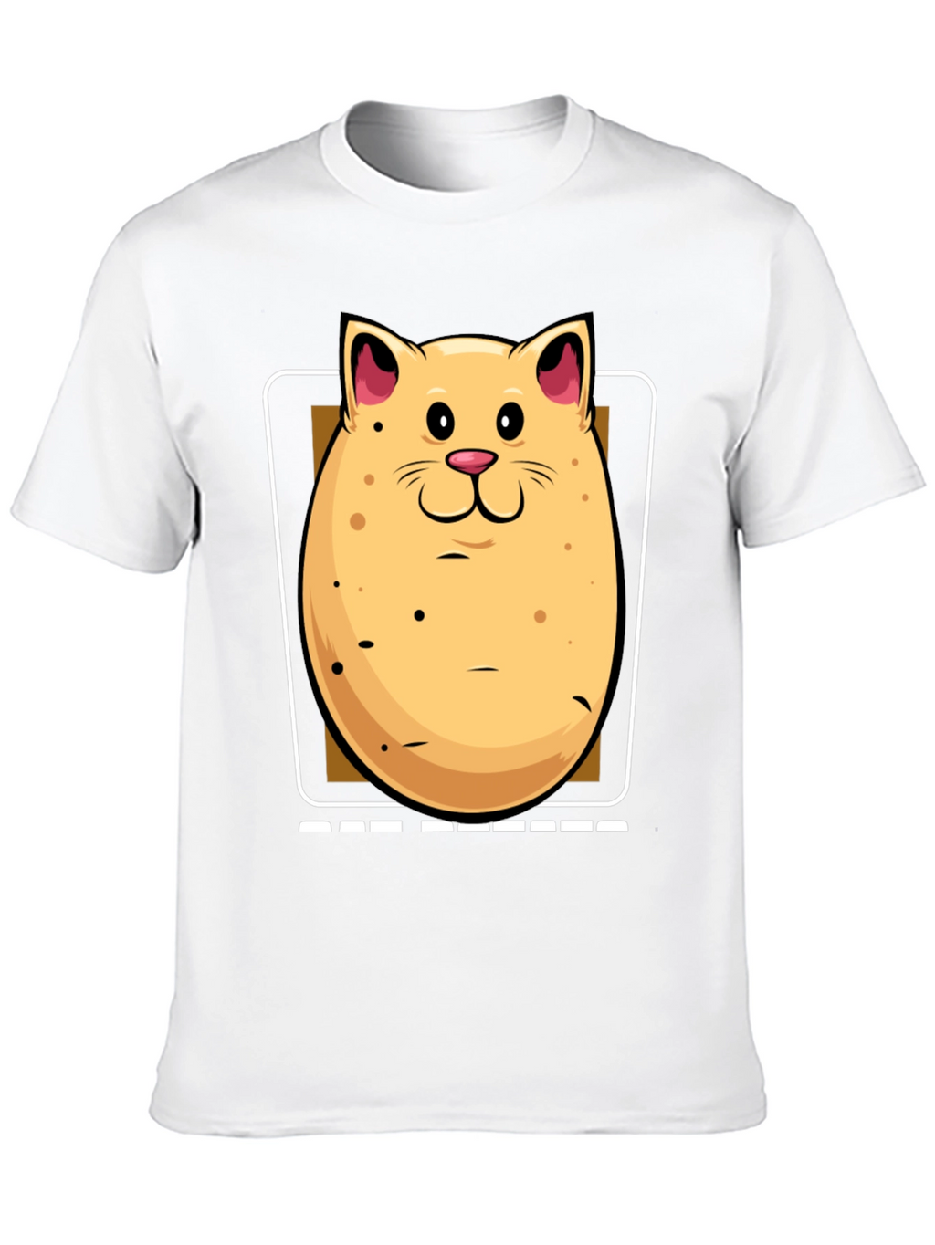 Potato Cat Graphic Tee - Funny & Unique T-Shirt