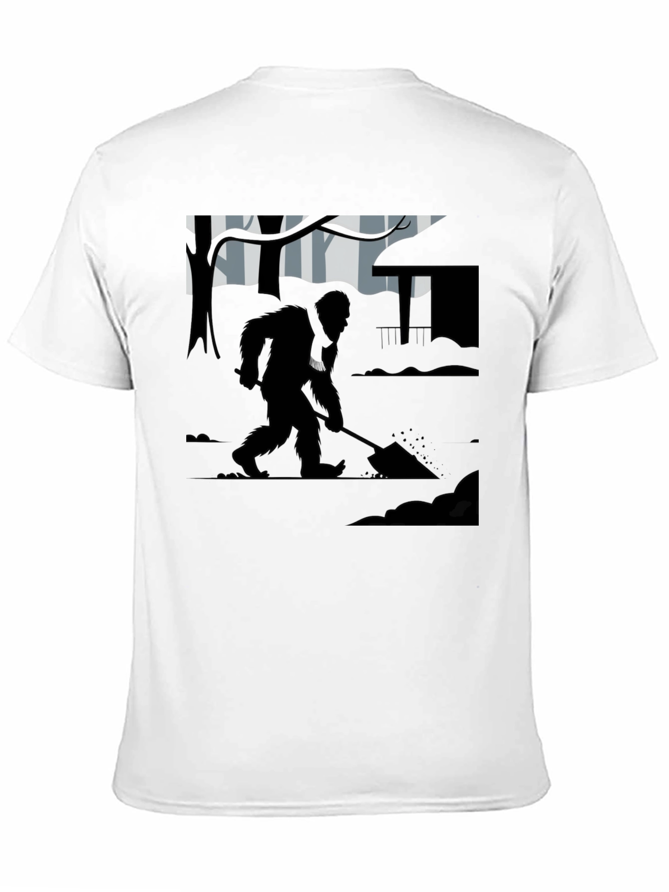 Bigfoot Digging T-Shirt - Cryptid Tee