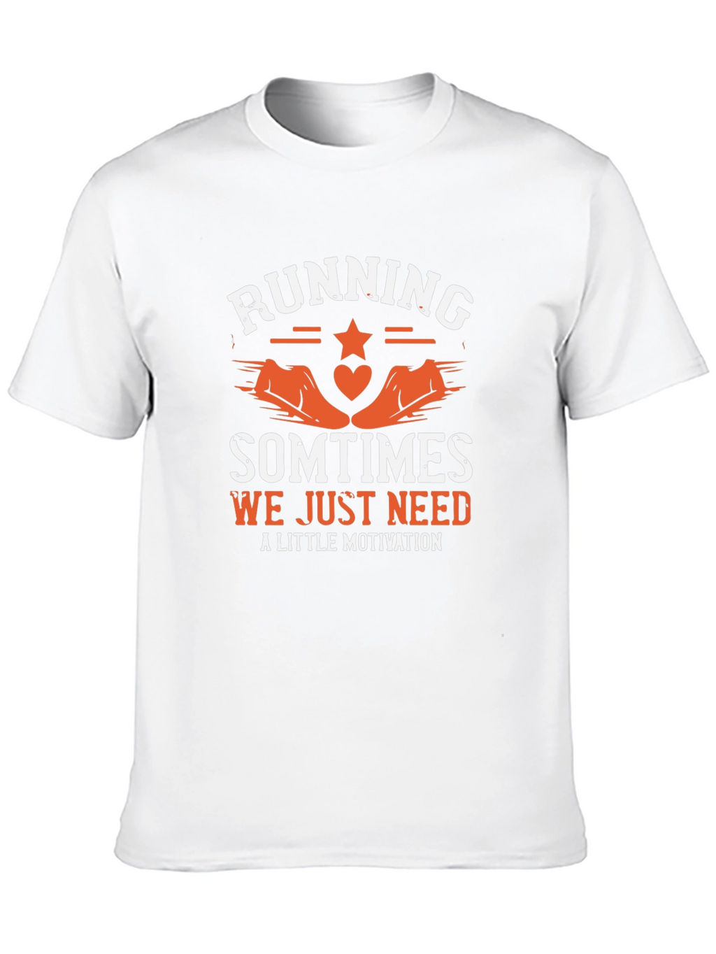 Running Motivation Graphic Tee - Mens Black T-Shirt