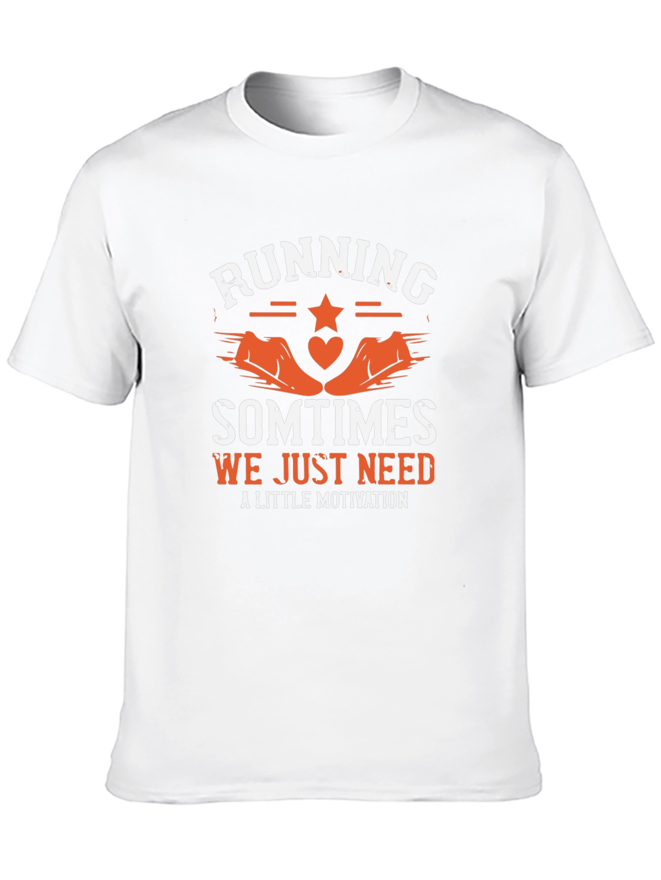 Running Motivation Graphic Tee - Mens Black T-Shirt