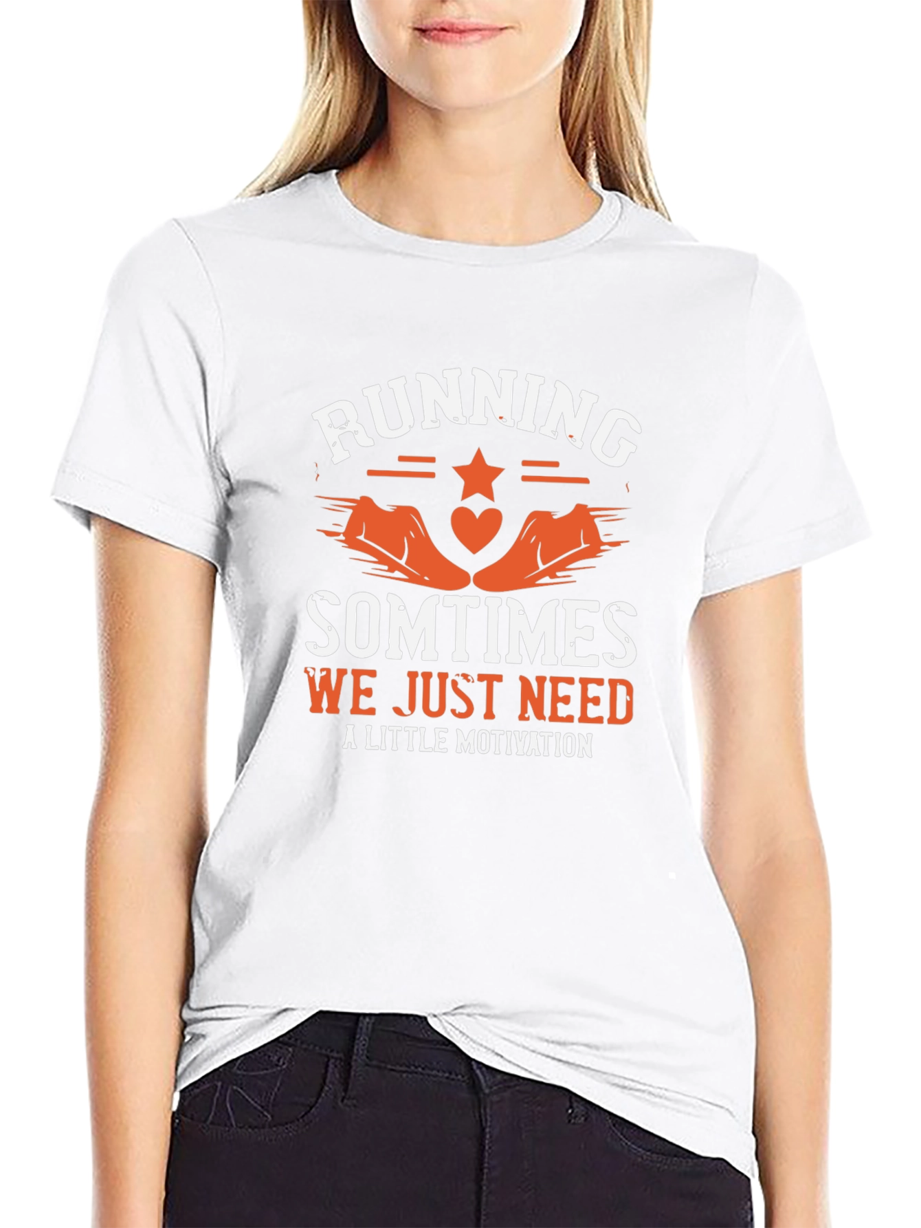 Running Motivation Graphic Tee - Mens Black T-Shirt