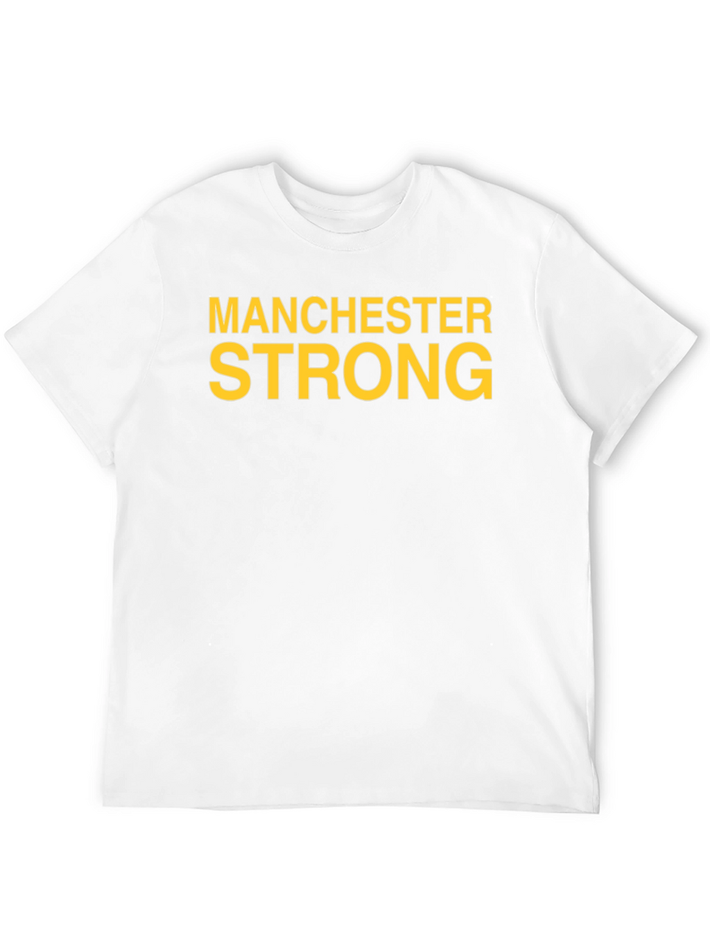 Manchester Strong Graphic Tee - Black Cotton T-Shirt