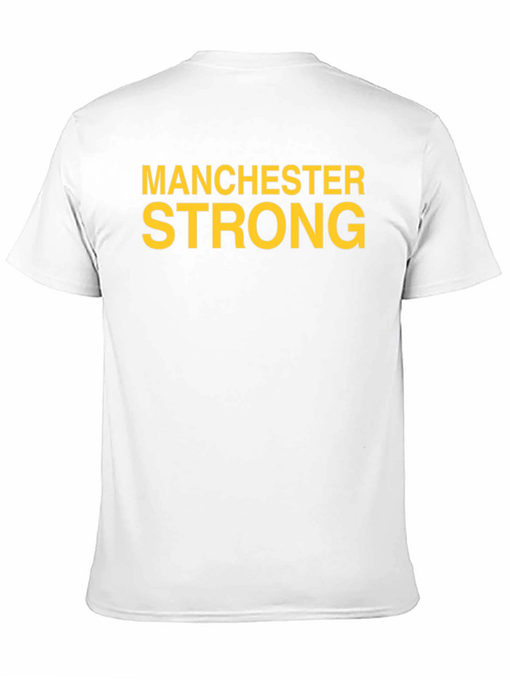 Manchester Strong Graphic Tee - Black Cotton T-Shirt
